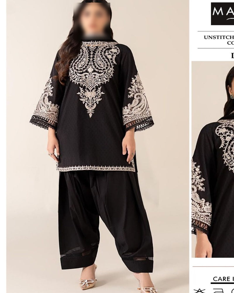 Premium Airjet Dhanak 2Pc Embroidered Winter Suit – Elegant & Warm Style for Women