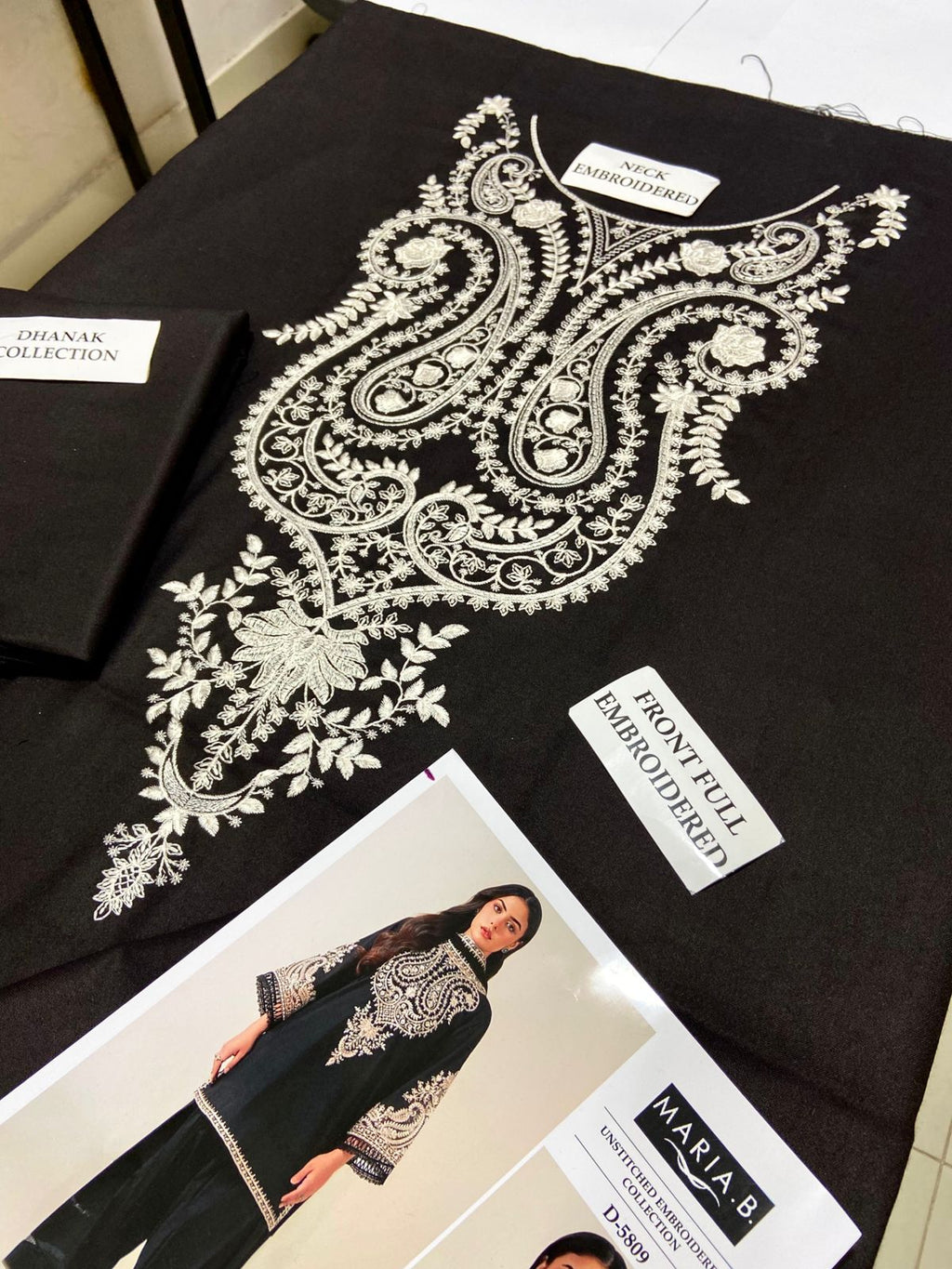 Premium Airjet Dhanak 2Pc Embroidered Winter Suit – Elegant & Warm Style for Women