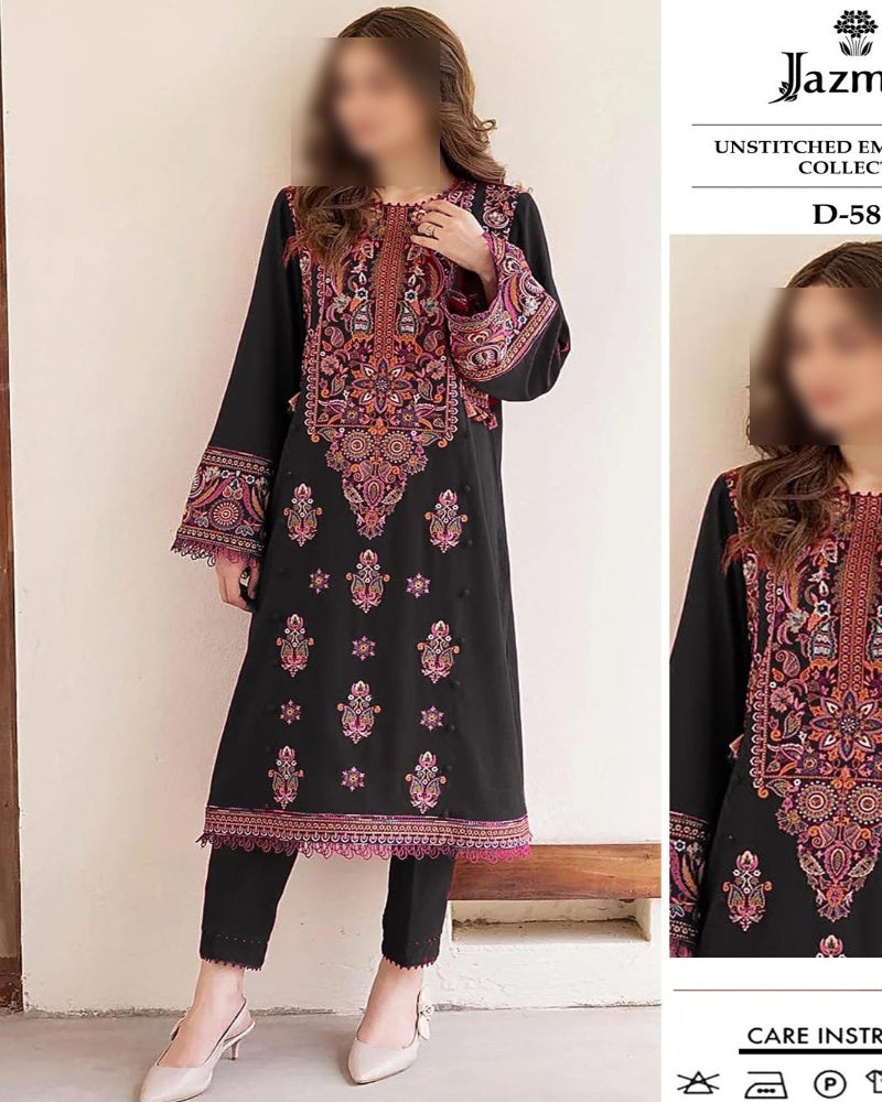 Premium Airjet Dhanak 2Pc Embroidered Winter Suit – Elegant & Warm Style for Women