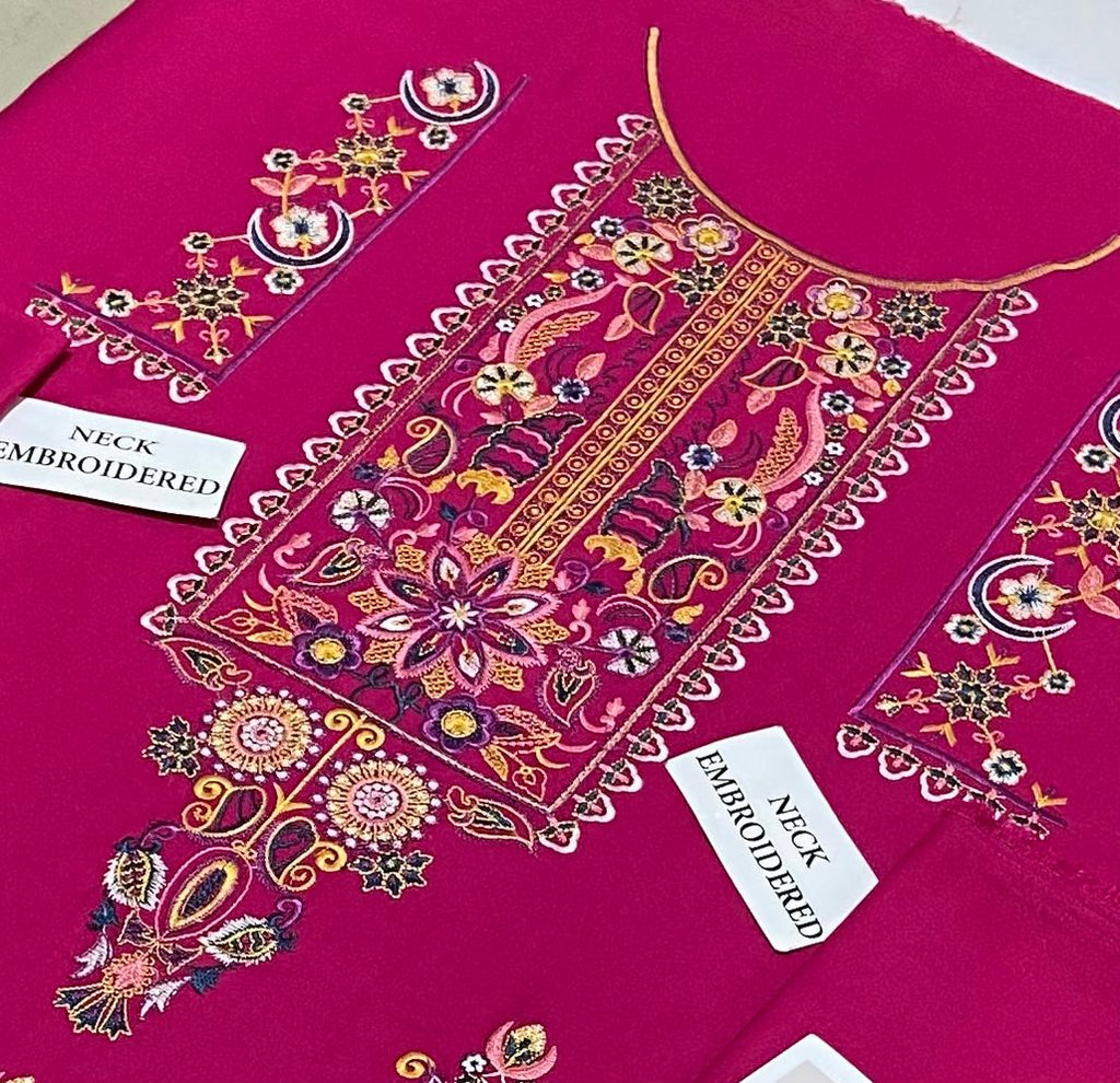 Premium Airjet Dhanak 2Pc Embroidered Winter Suit – Elegant & Warm Style for Women