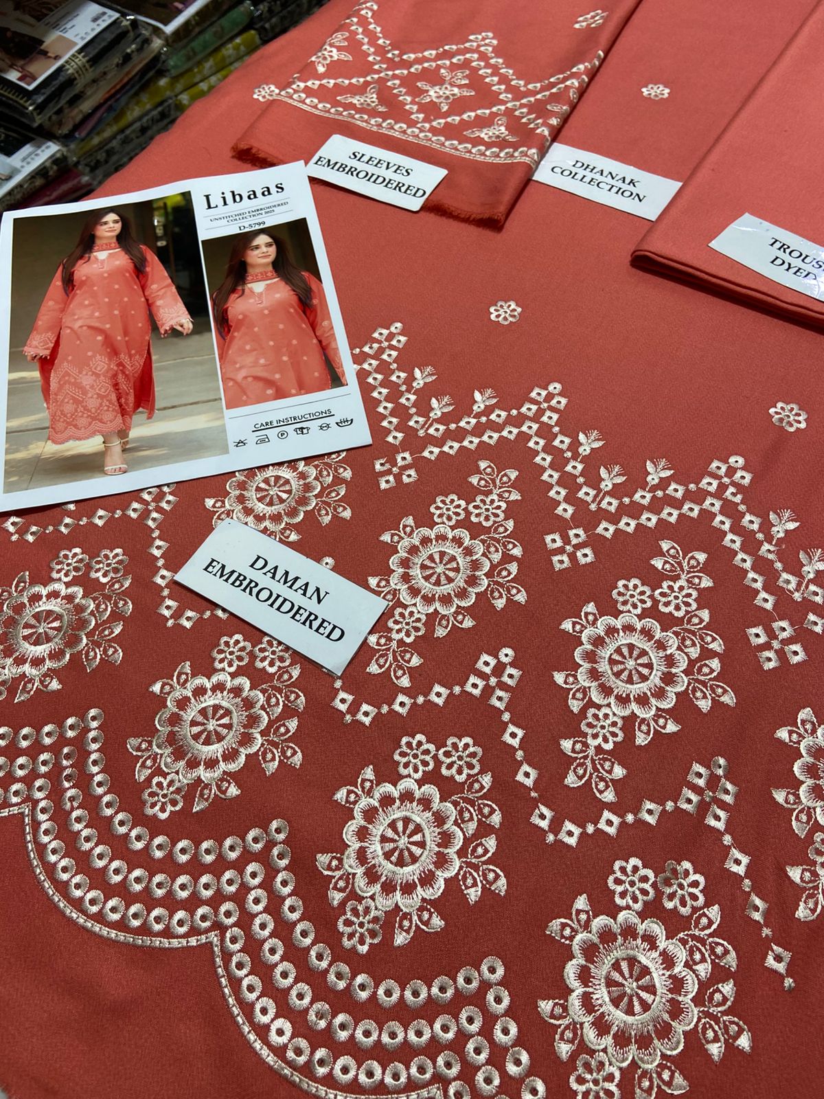 Premium Airjet Dhanak 2Pc Embroidered Winter Suit – Elegant & Warm Style for Women