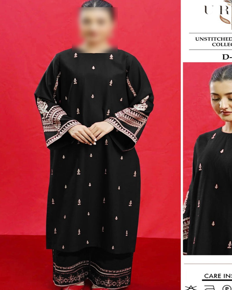 Premium Airjet Dhanak 2Pc Embroidered Winter Suit – Elegant & Warm Style for Women