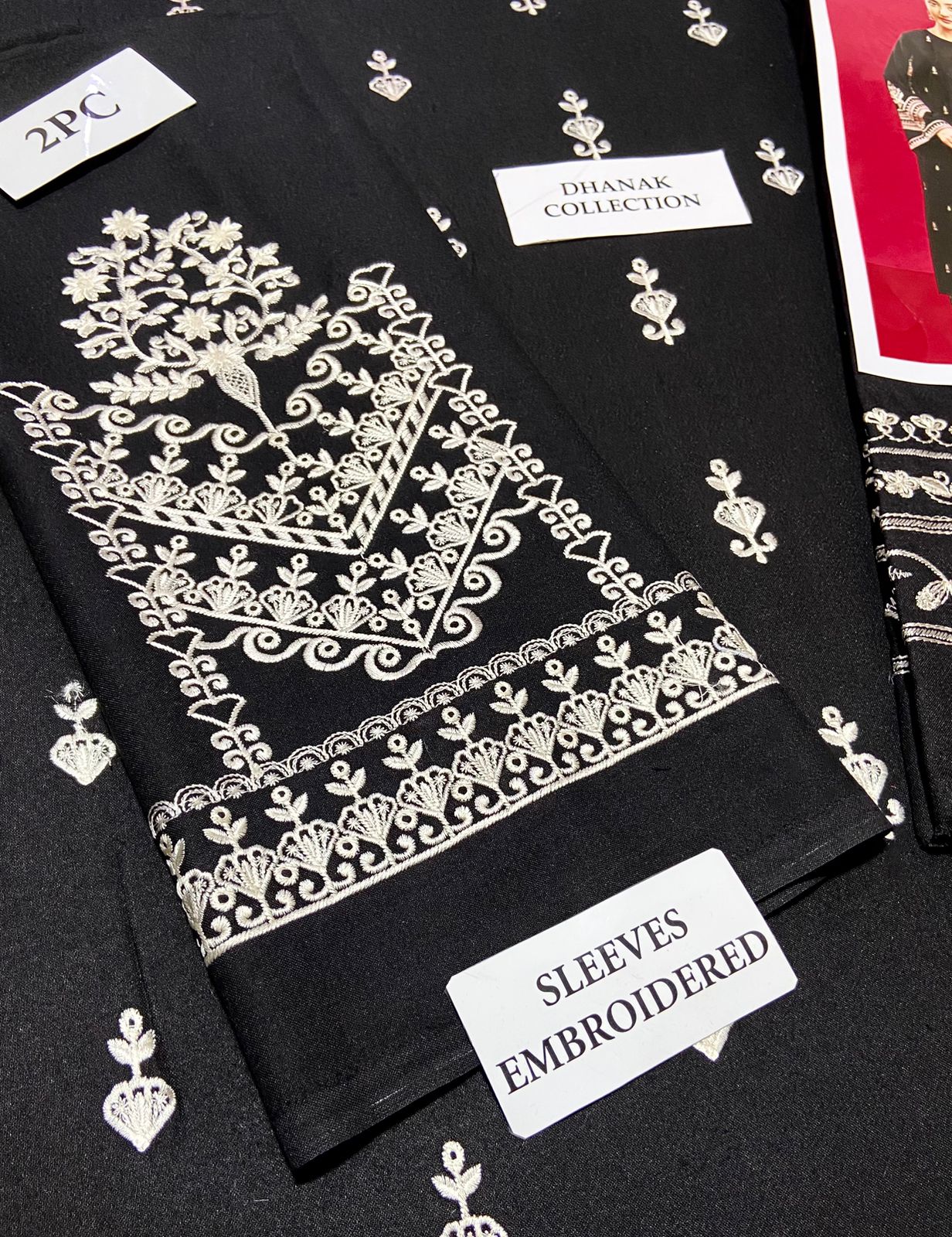 Premium Airjet Dhanak 2Pc Embroidered Winter Suit – Elegant & Warm Style for Women