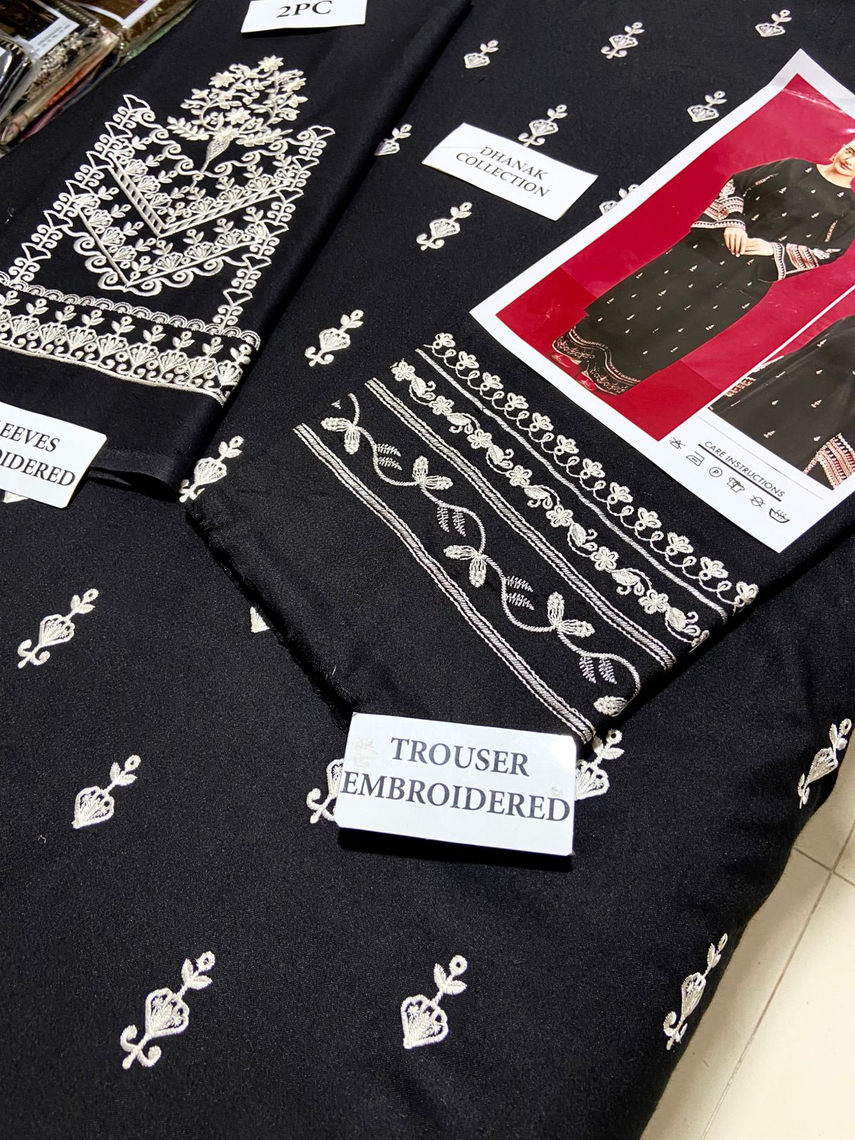 Premium Airjet Dhanak 2Pc Embroidered Winter Suit – Elegant & Warm Style for Women