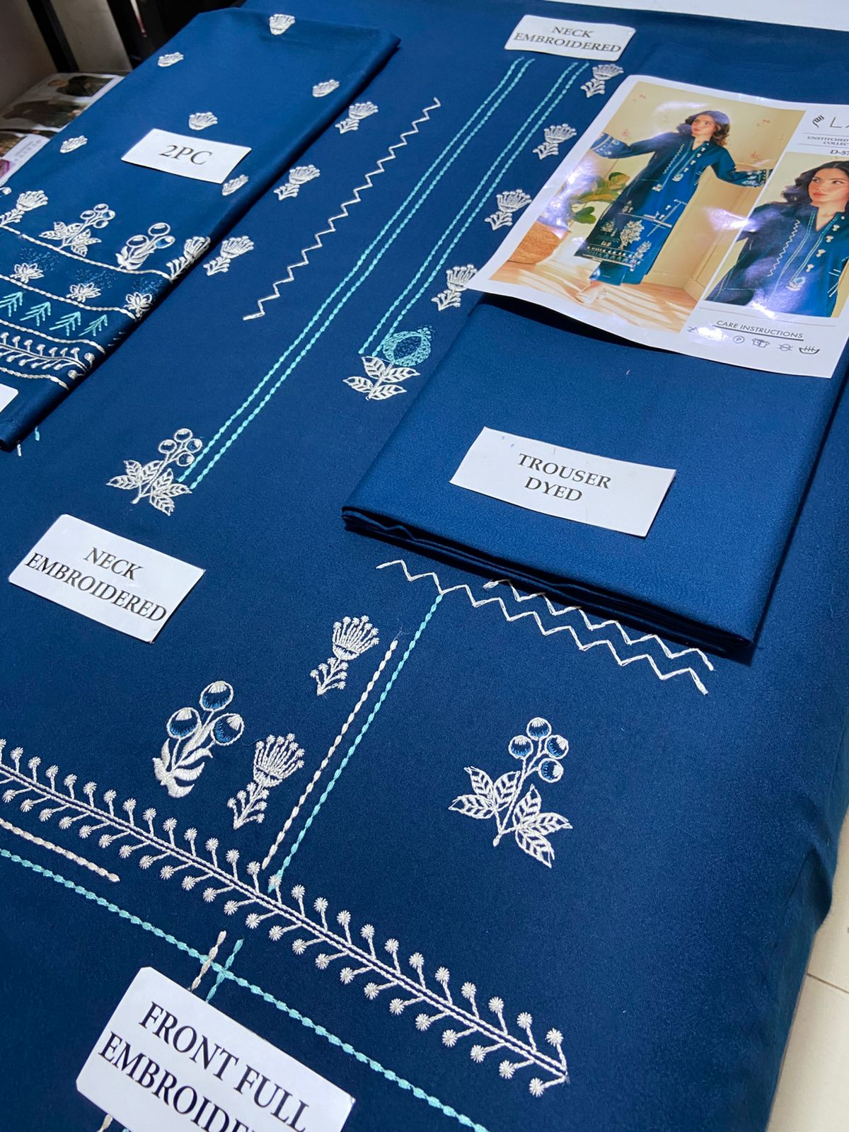 Premium Airjet Dhanak 2Pc Embroidered Winter Suit – Elegant & Warm Style for Women