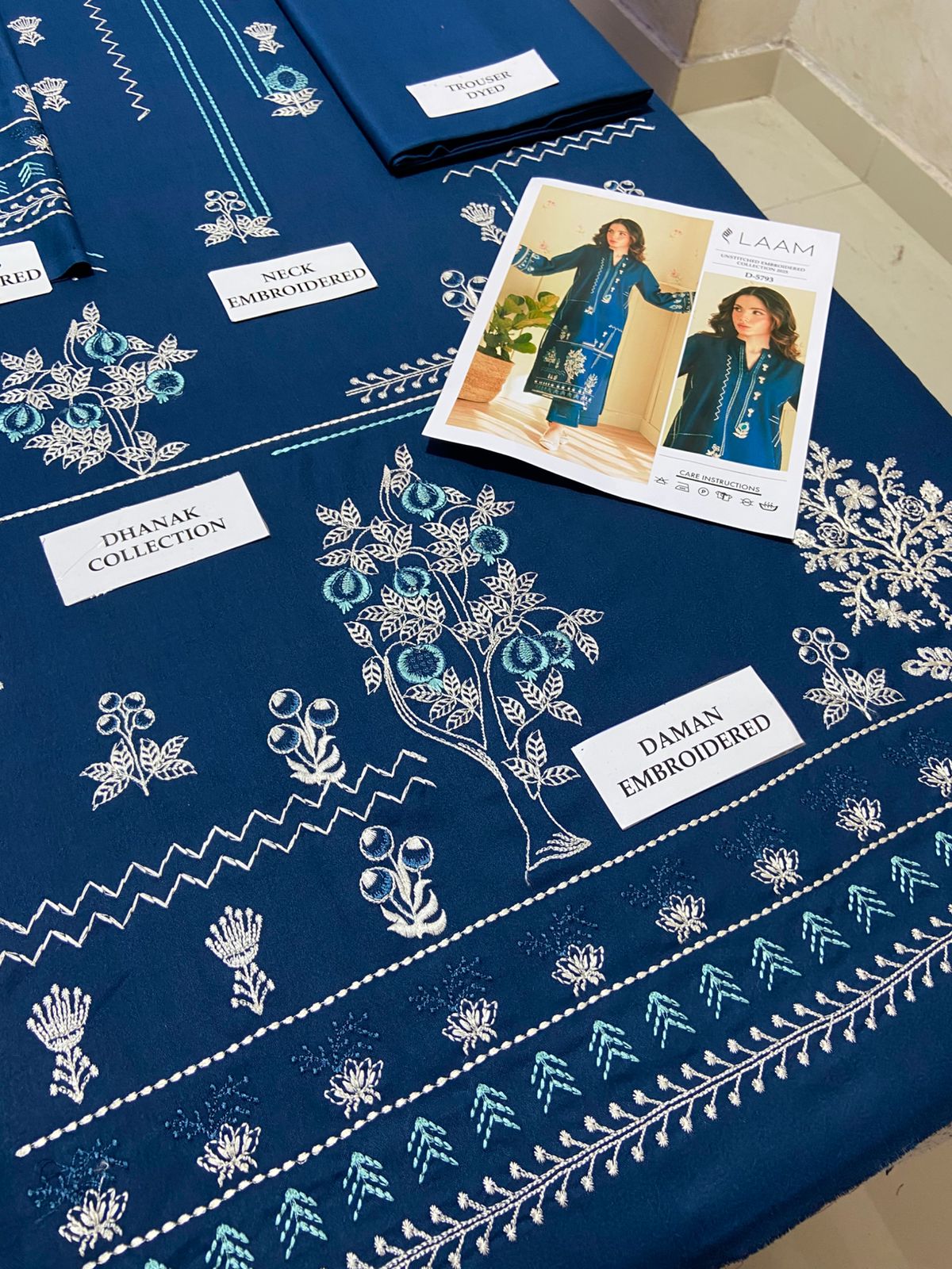 Premium Airjet Dhanak 2Pc Embroidered Winter Suit – Elegant & Warm Style for Women