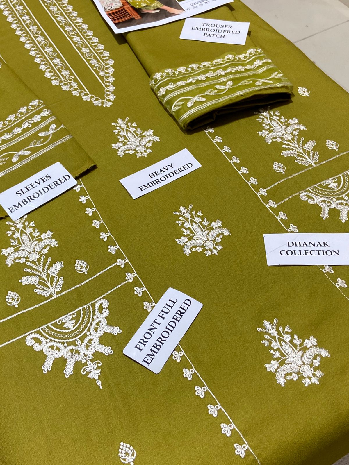 Premium Airjet Dhanak 2Pc Embroidered Winter Suit – Elegant & Warm Style for Women