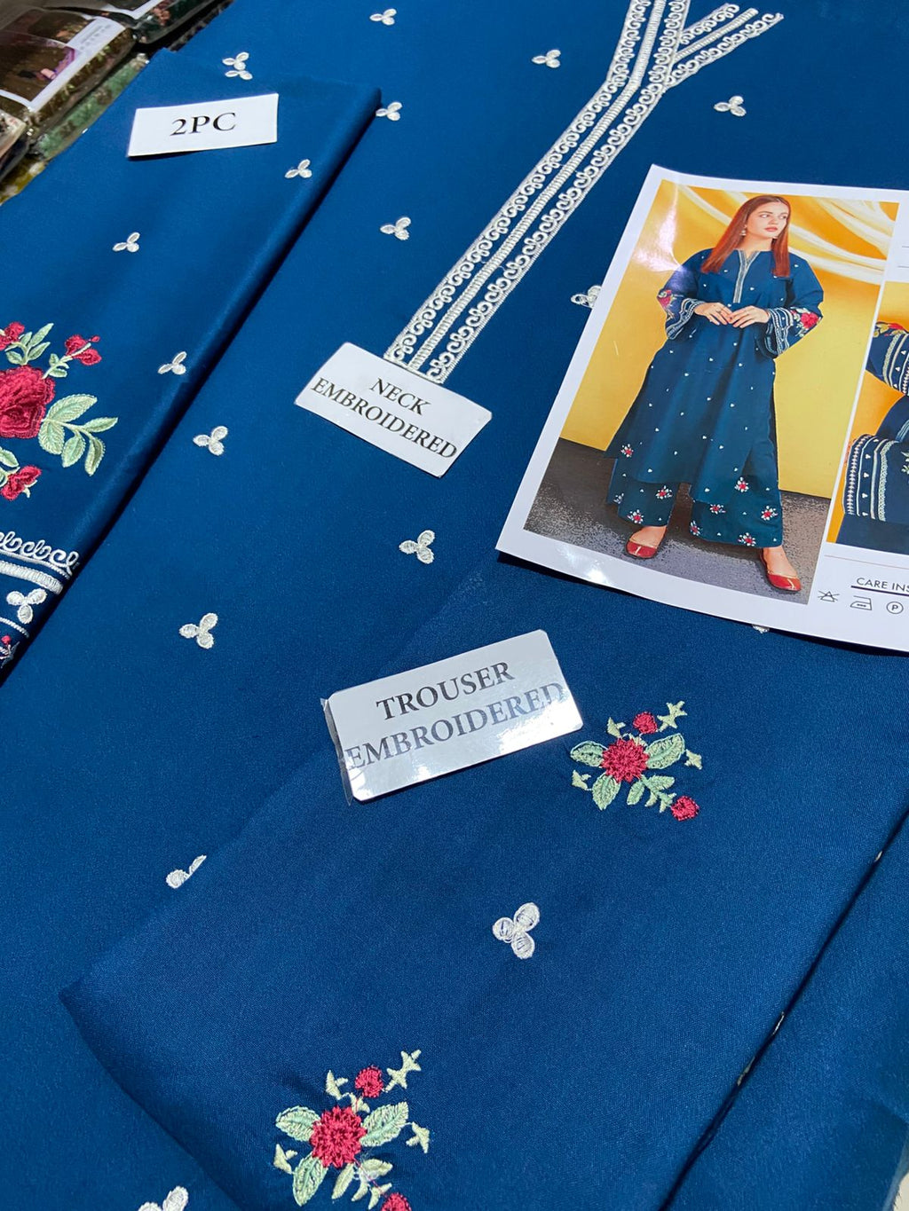 Premium Airjet Dhanak 2Pc Embroidered Winter Suit – Elegant & Warm Style for Women