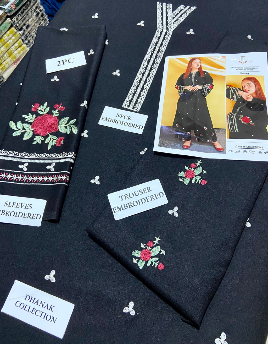 Premium Airjet Dhanak 2Pc Embroidered Winter Suit – Elegant & Warm Style for Women