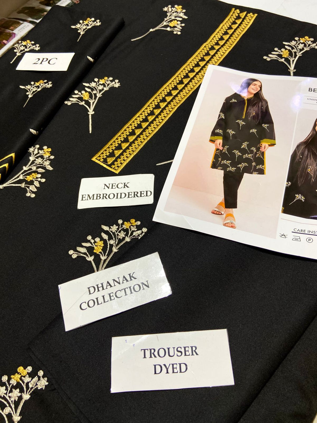 Premium Airjet Dhanak 2Pc Embroidered Winter Suit – Elegant & Warm Style for Women