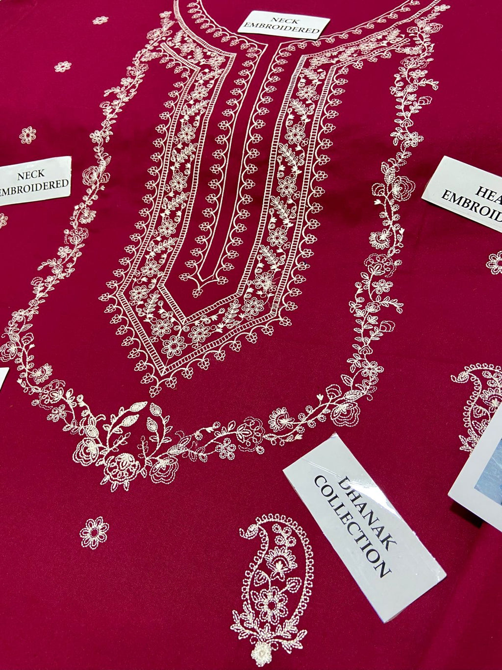 Premium Airjet Dhanak 2Pc Embroidered Winter Suit – Elegant & Warm Style for Women