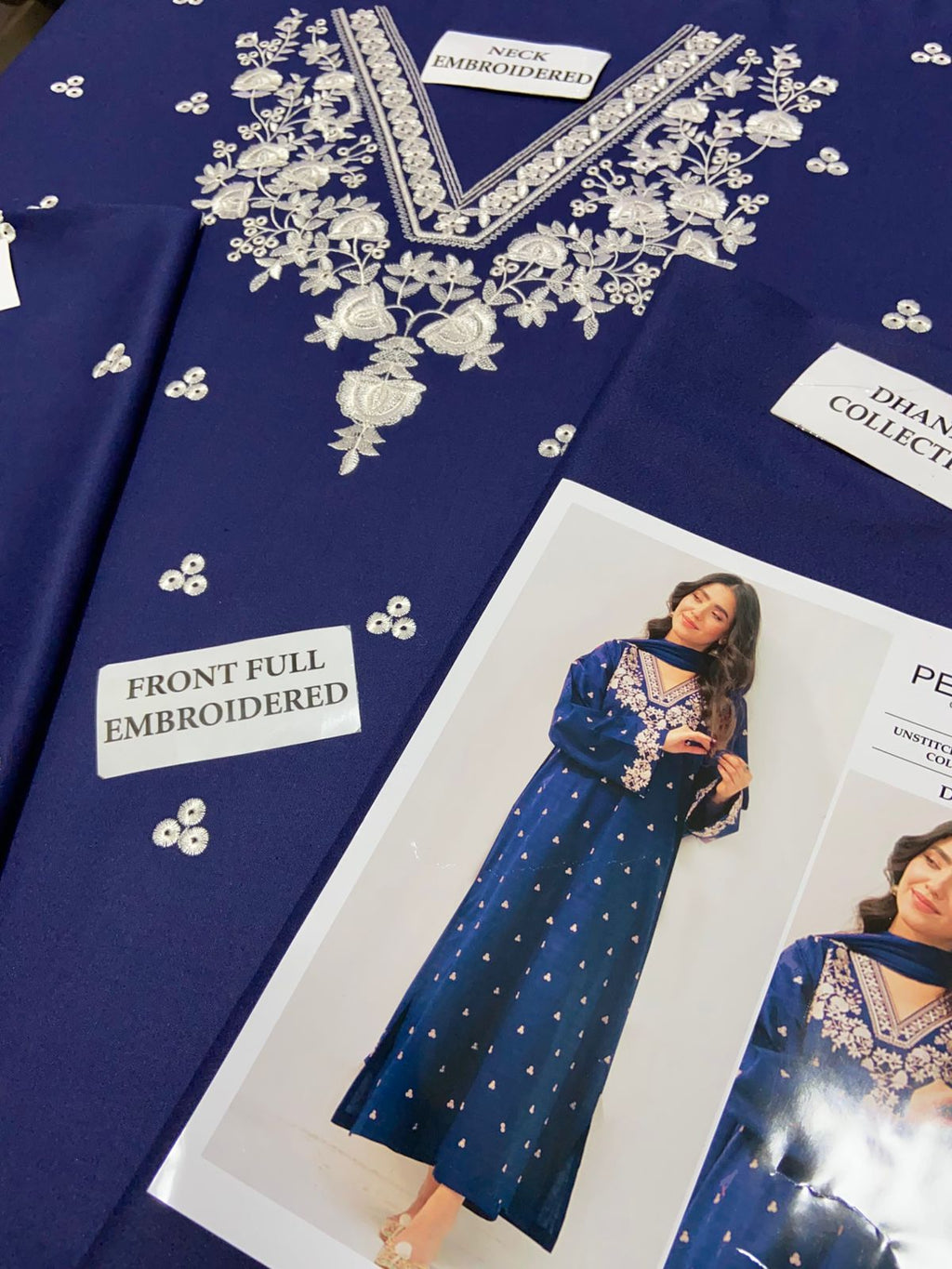 Premium Airjet Dhanak 2Pc Embroidered Winter Suit – Elegant & Warm Style for Women