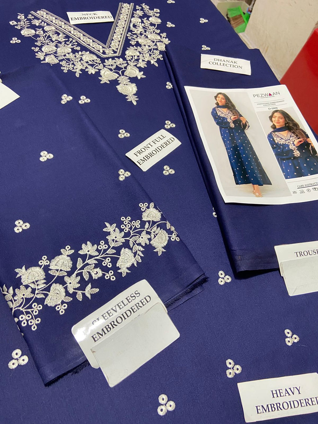 Premium Airjet Dhanak 2Pc Embroidered Winter Suit – Elegant & Warm Style for Women