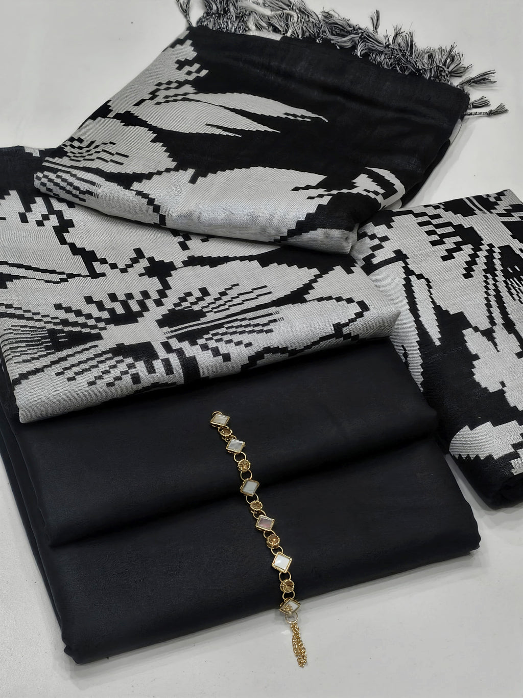 3PC Wool Special Embroidered Suit – Latest Winter Collection 2025