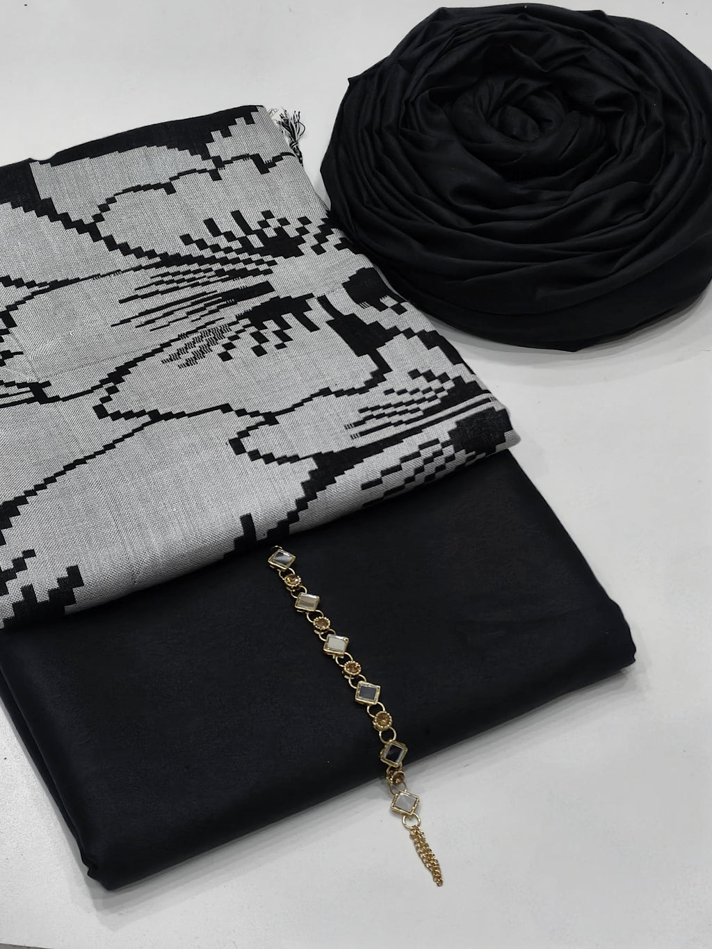 3PC Wool Special Embroidered Suit – Latest Winter Collection 2025