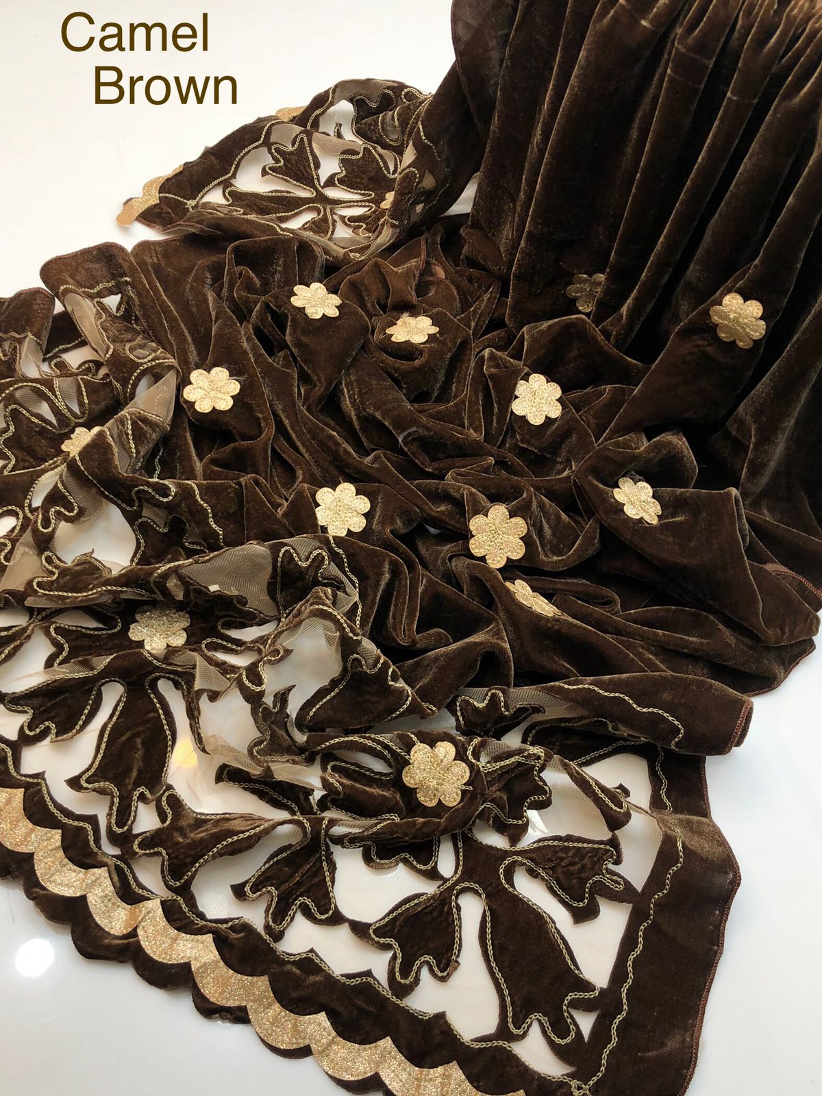 Luxury Micro Velvet Shawl with Double-Sided Heavy Laser Cut Aari Embroidery – Winter Collection 2025