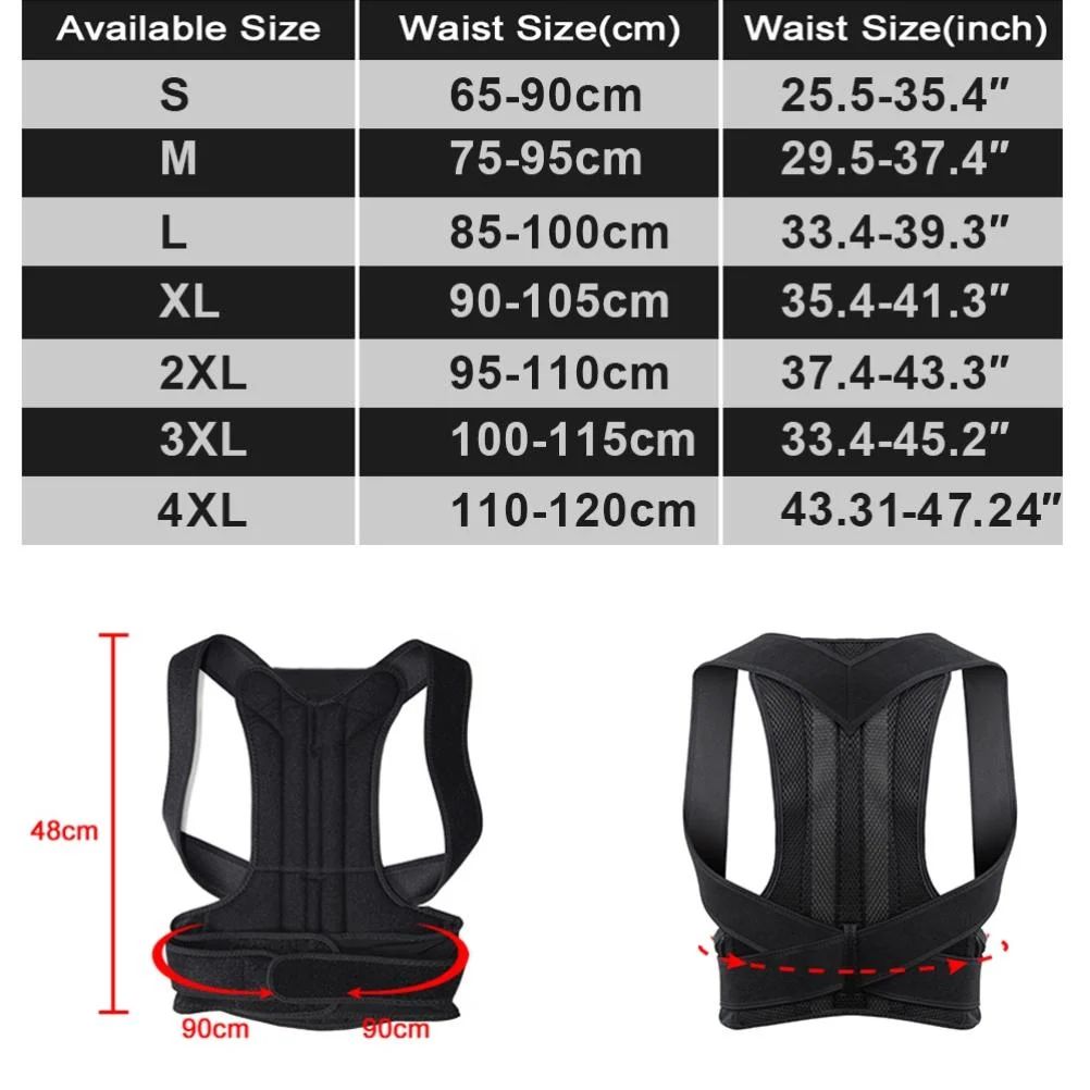 Adjustable Posture Corrector Belt for Men & Women – Back Support Straightener