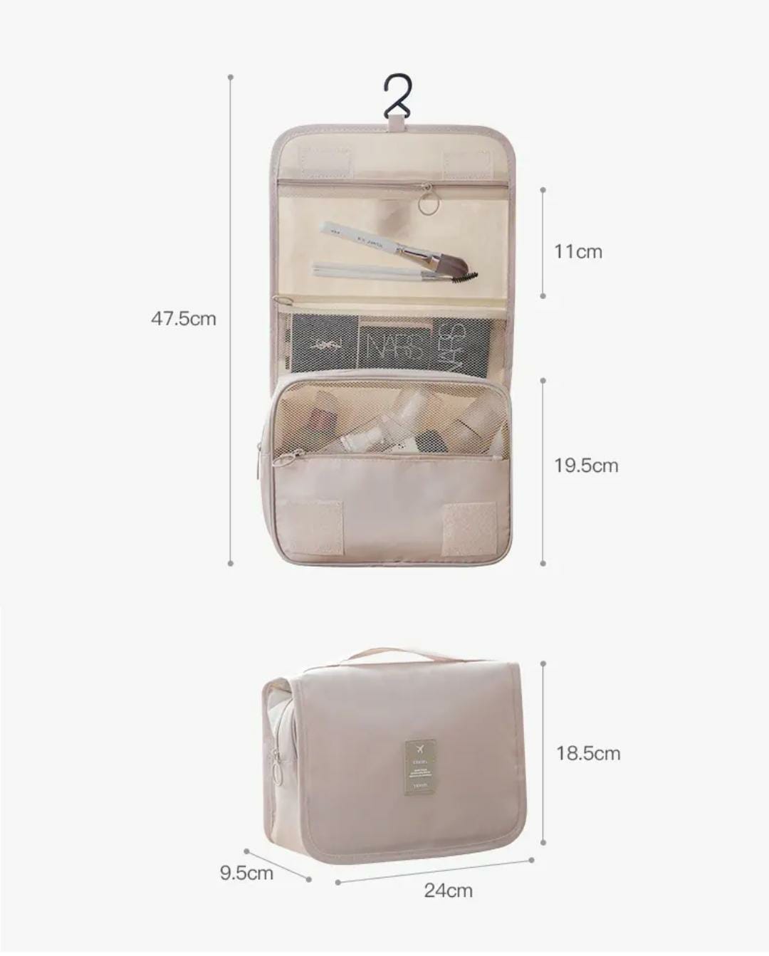Travel Toiletry Organizer Bag for Men & Women