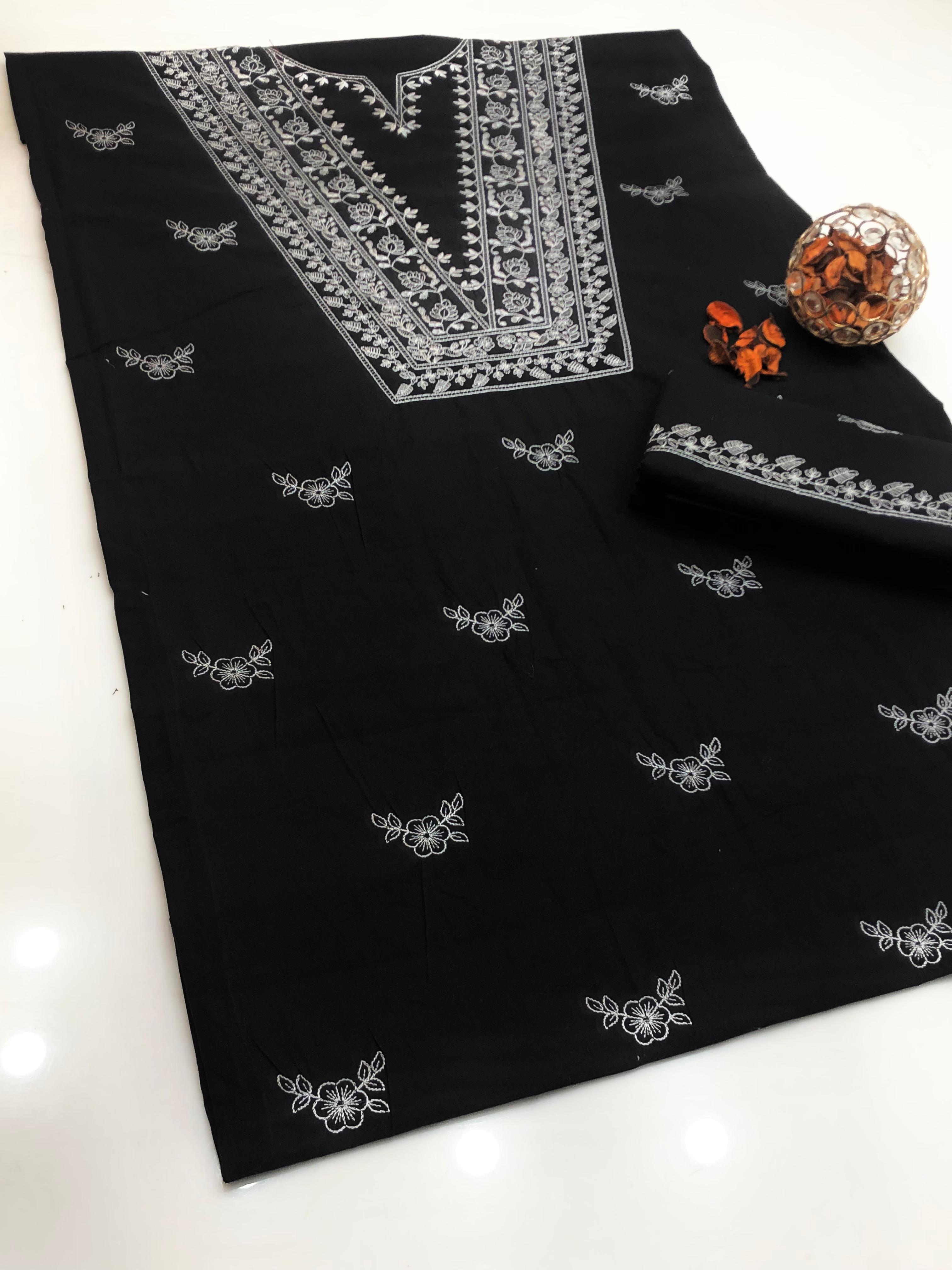 Winter PC Cotton Embroidered 2-Piece Casual Suit – 2025 Collection