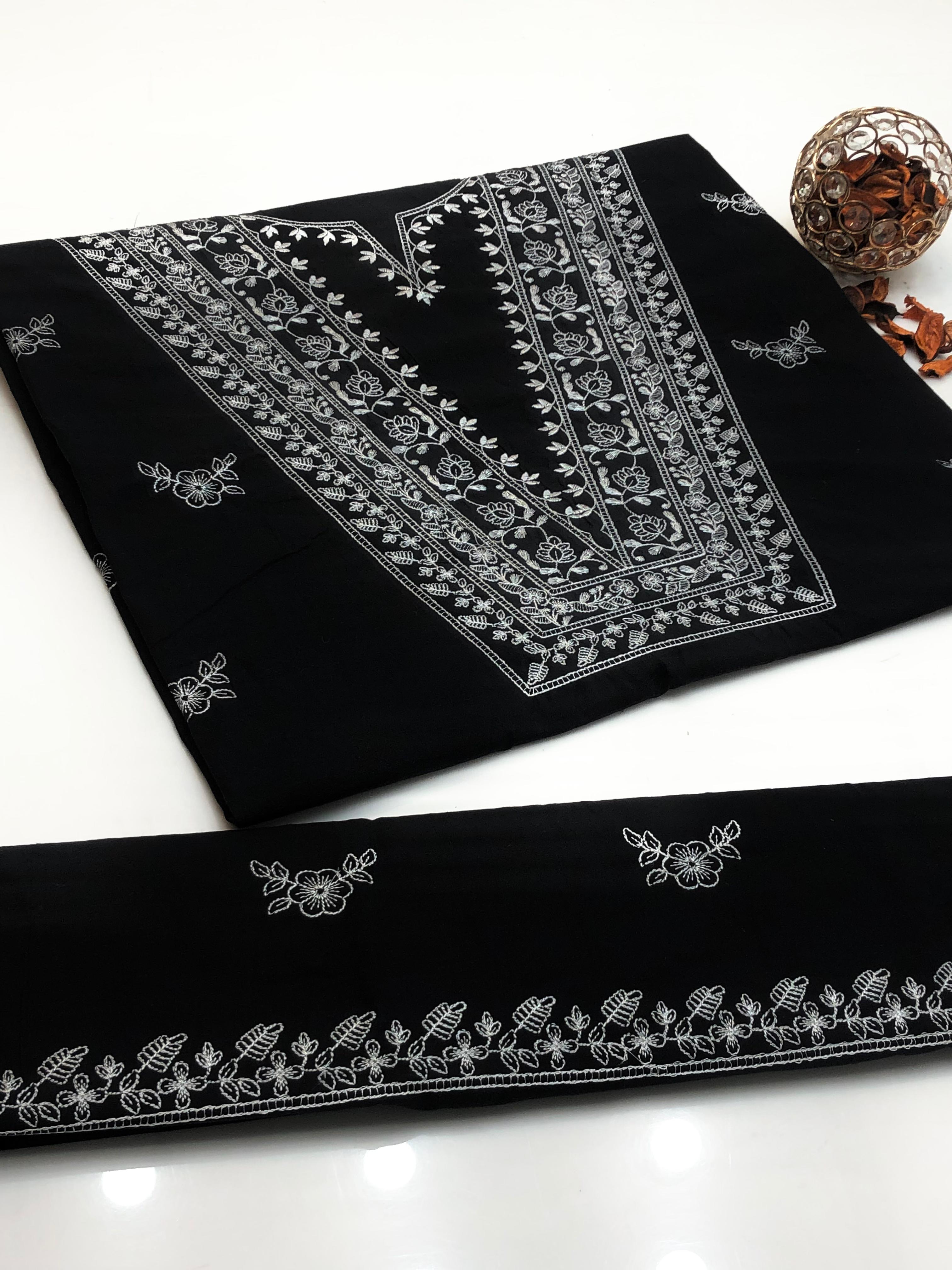 Winter PC Cotton Embroidered 2-Piece Casual Suit – 2025 Collection