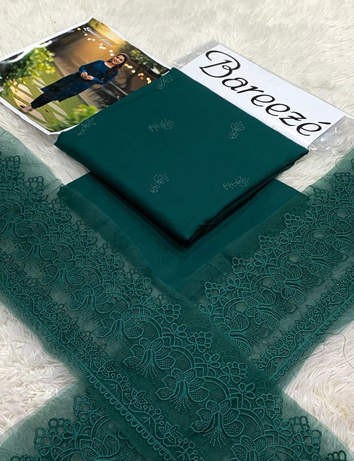 Elegant Embroidered 2-Piece Dhanak Suit – Premium Winter Collection 2025