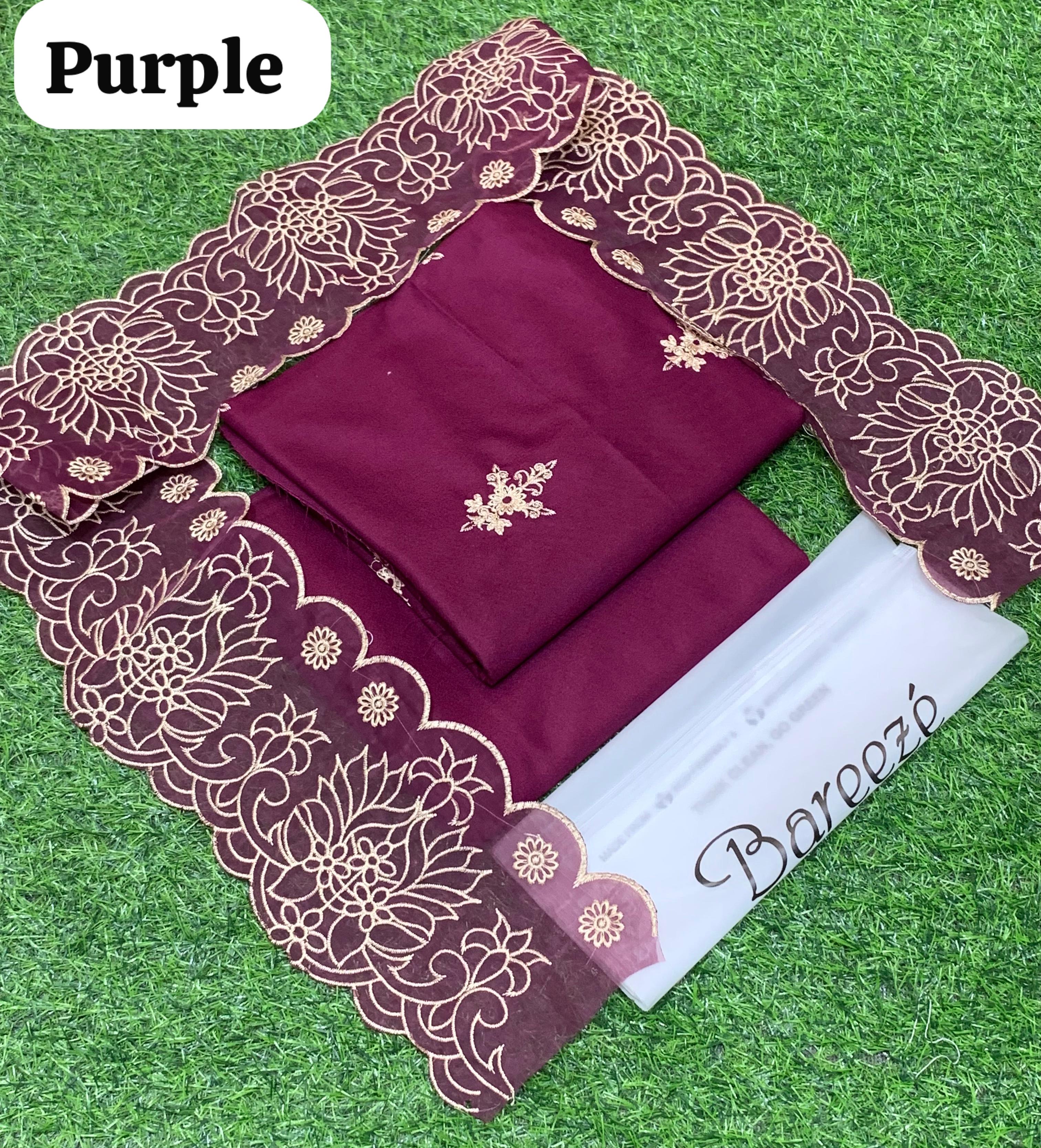 Luxury Embroidered 2-Piece Dhanak Suit – Winter Collection 2025