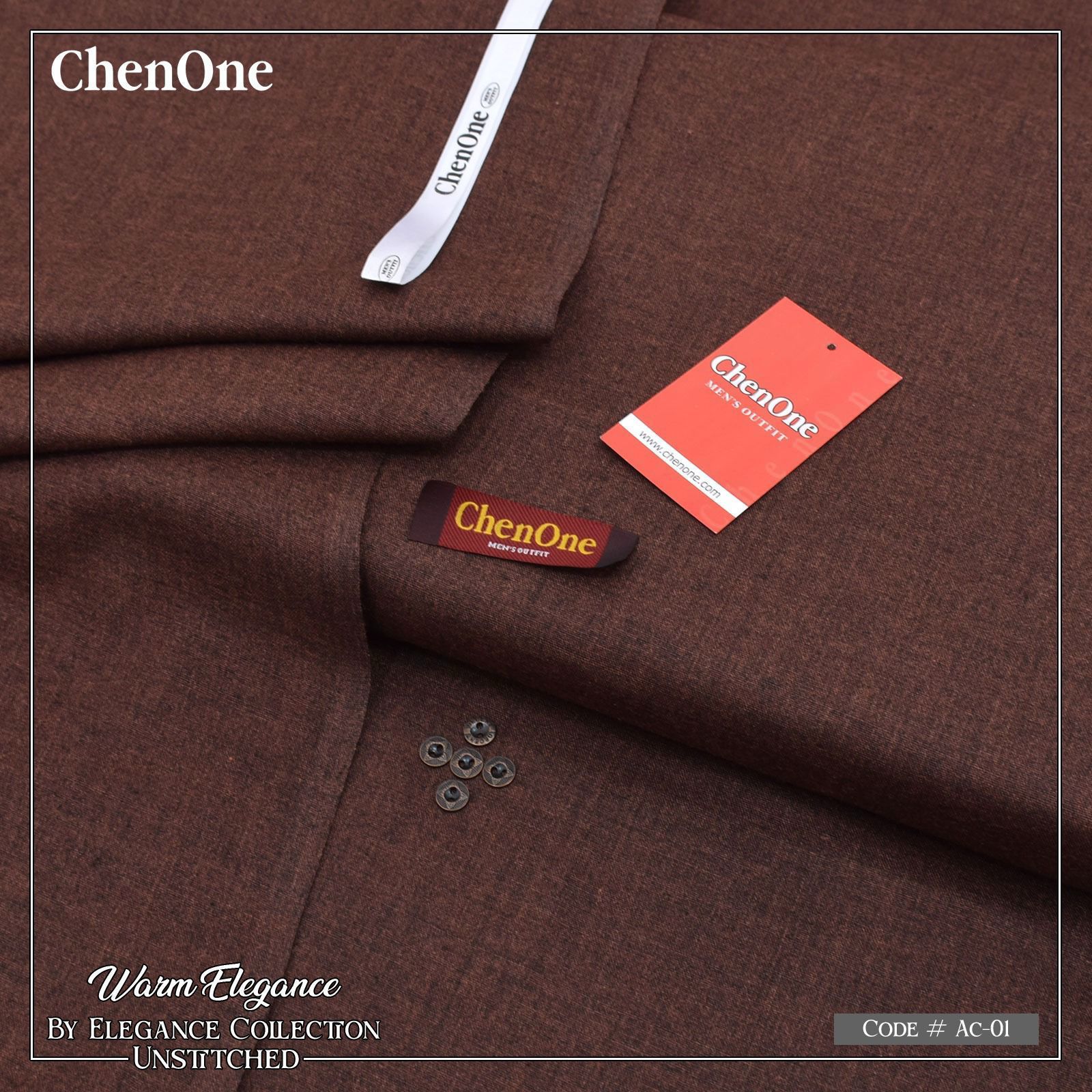 Men’s premium Hunza wool unstitched winter suit in multiple colors with fancy buttons and luxury packaging – 2025 Collection