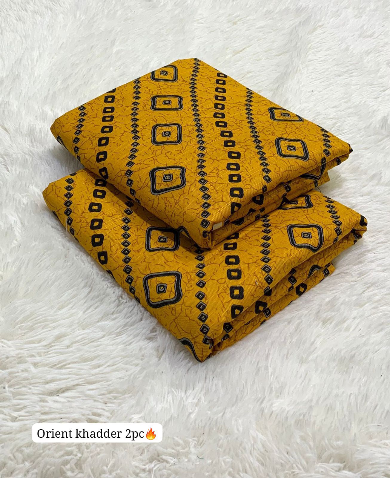 Allover Printed Khaddar 2pc Unstitched Winter Suit for Women – Warm & Stylish Collection 2025