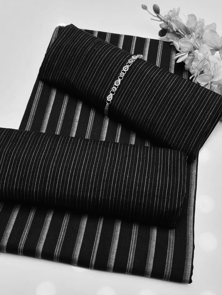 Dhanak Marina Jacquard 3pc Unstitched Winter Suit – Multi Lining Design Collection 2025