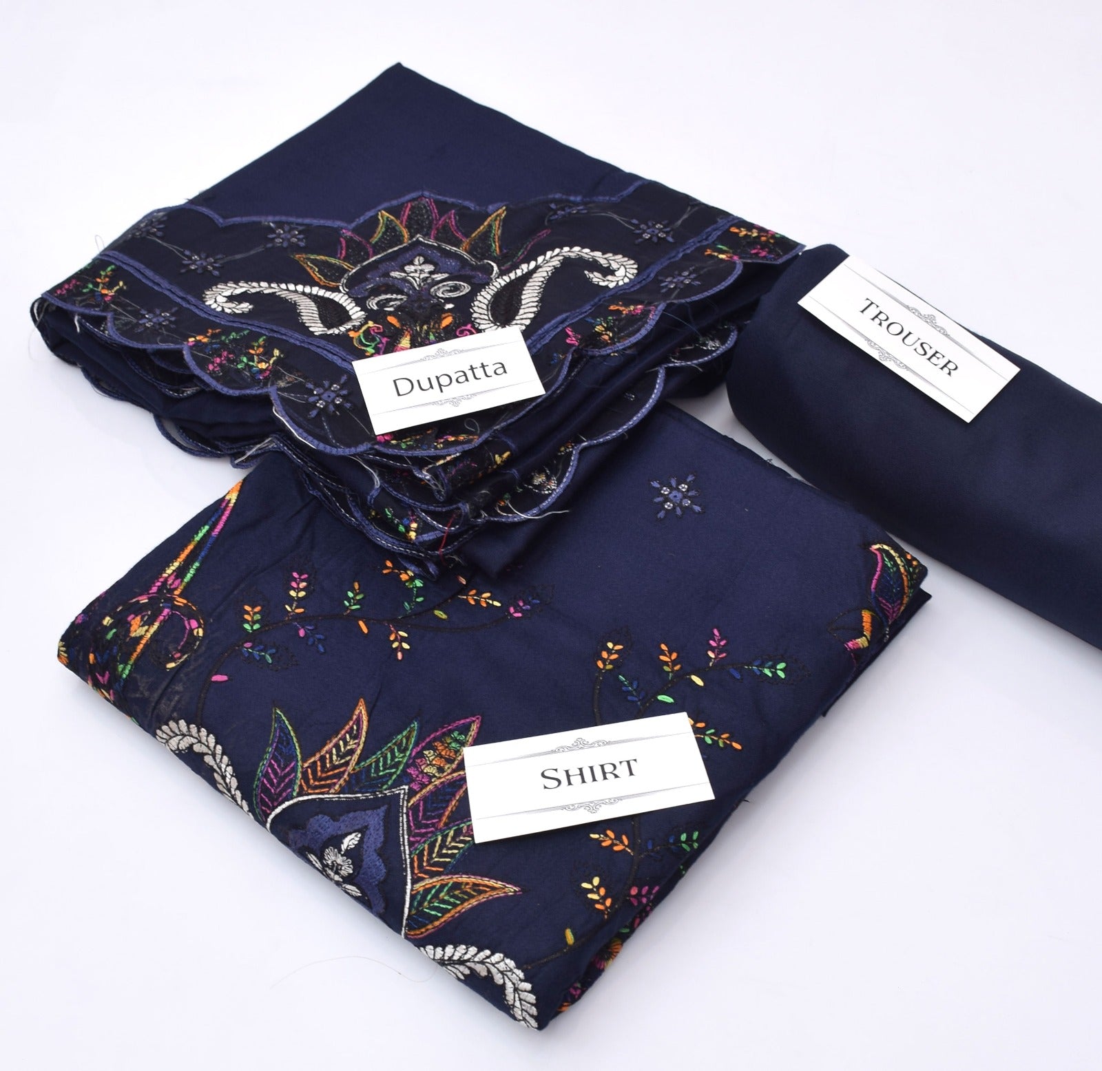 Luxury Embroidered Dhanak 3pc Suit with Boring Daman & Fancy Cutwork Dupatta – Heavy Winter Collection 2025