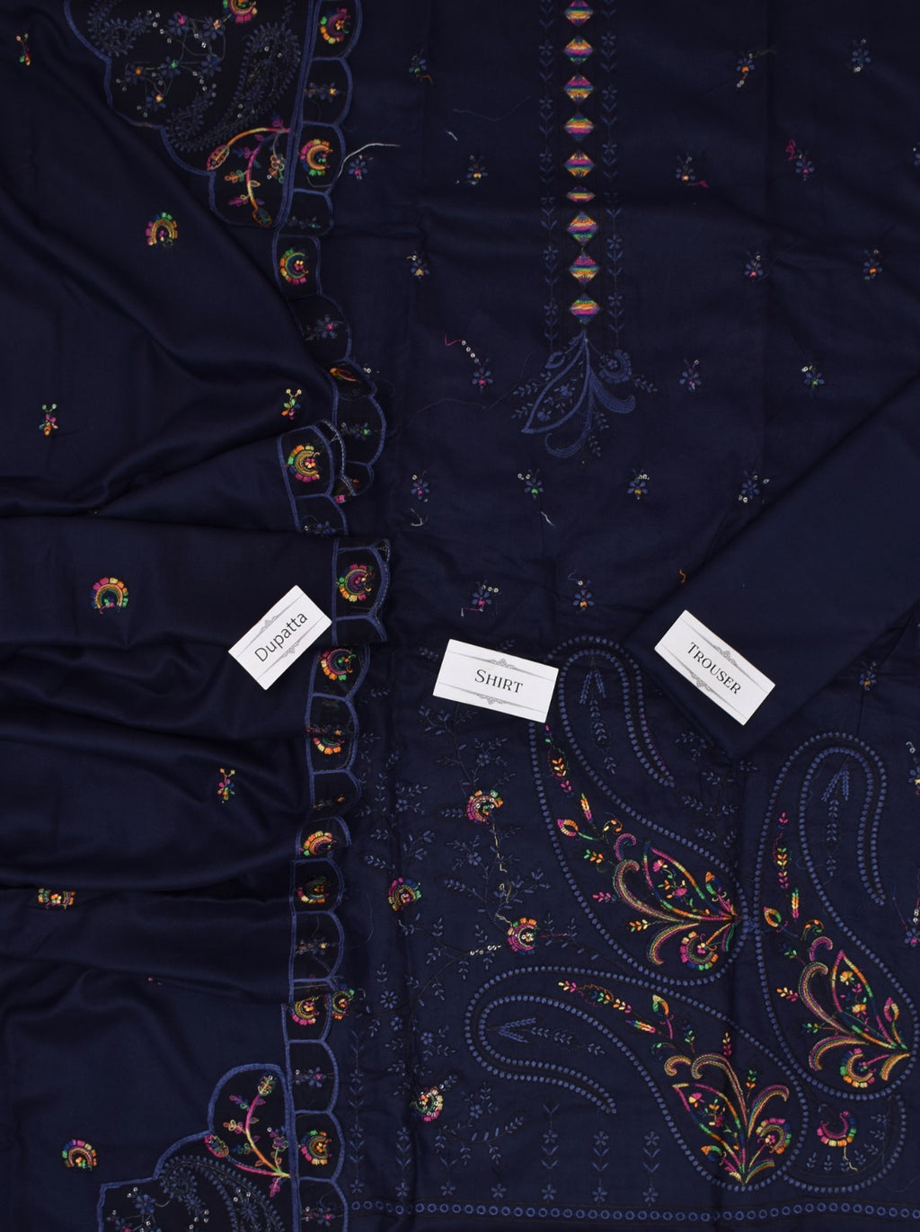 Luxury Embroidered Dhanak 3pc Suit with Boring Daman & Fancy Cutwork Dupatta – Heavy Winter Collection 2025