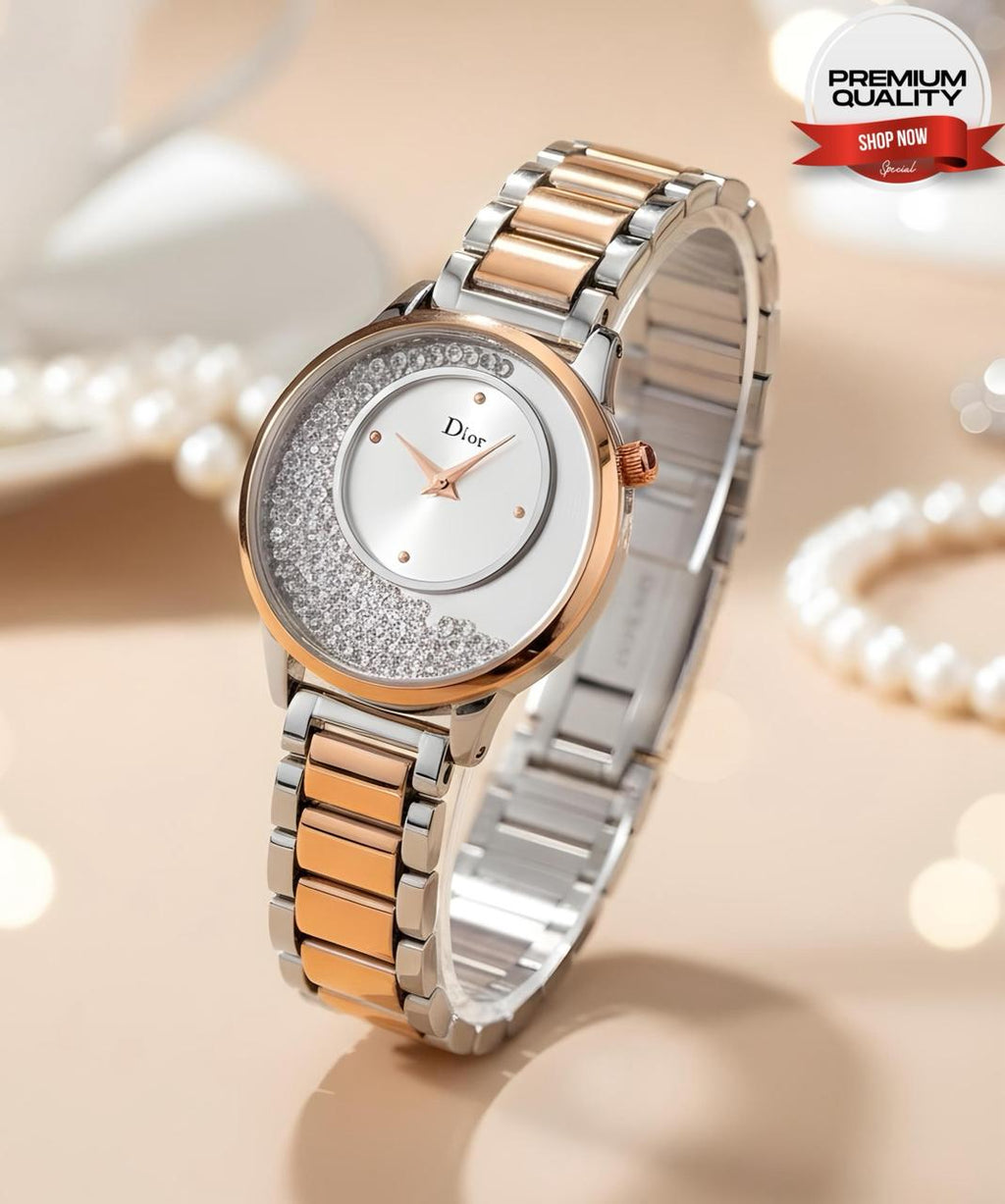 Elegant Ladies Stainless Steel Jewellery Watch – New Arrival 2025