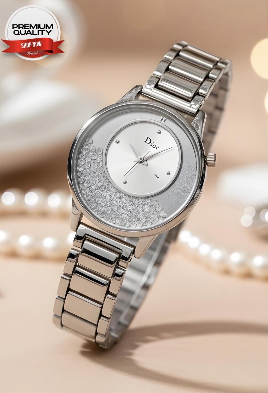 Elegant Ladies Stainless Steel Jewellery Watch – New Arrival 2025