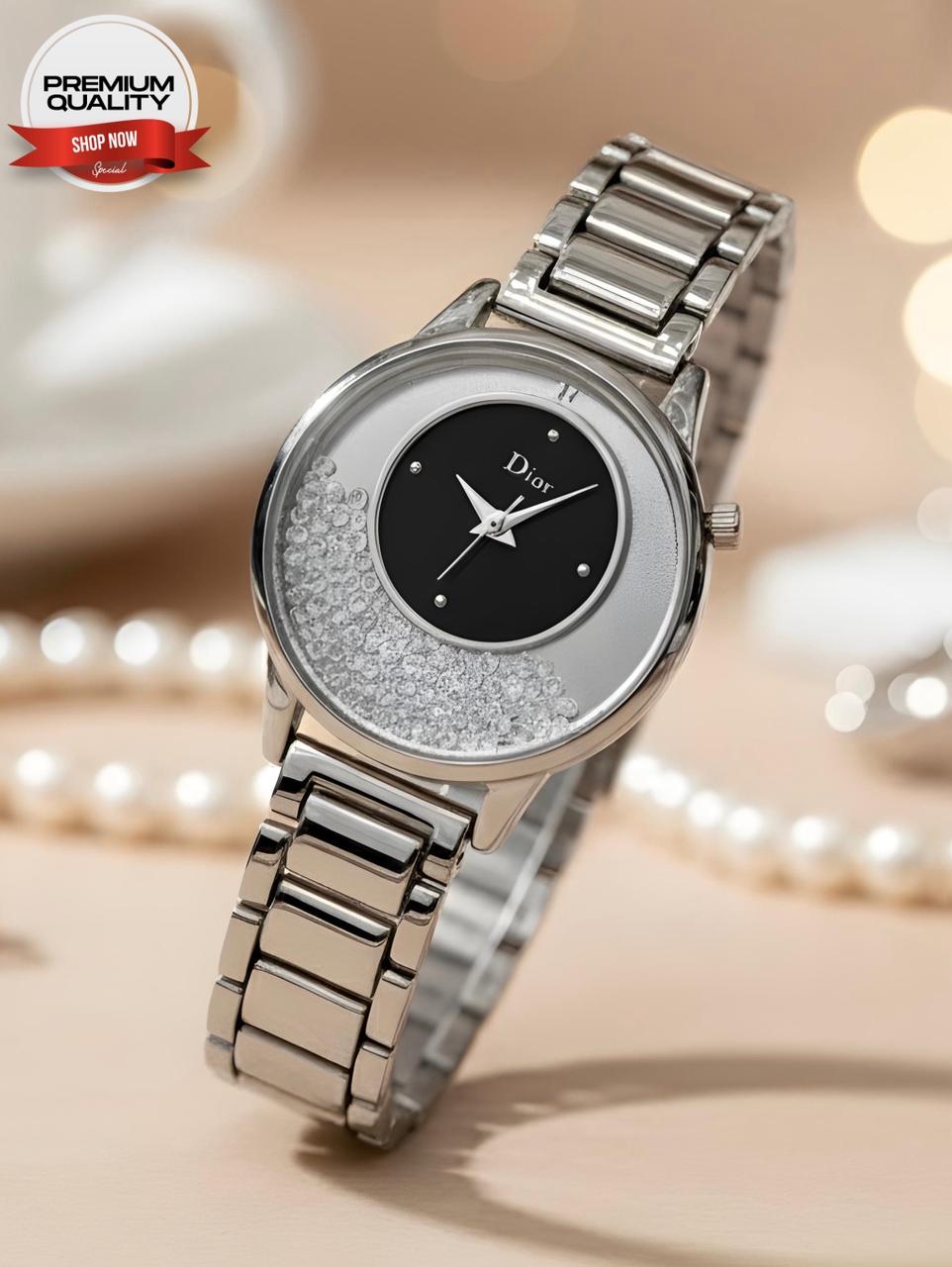 Elegant Ladies Stainless Steel Jewellery Watch – New Arrival 2025