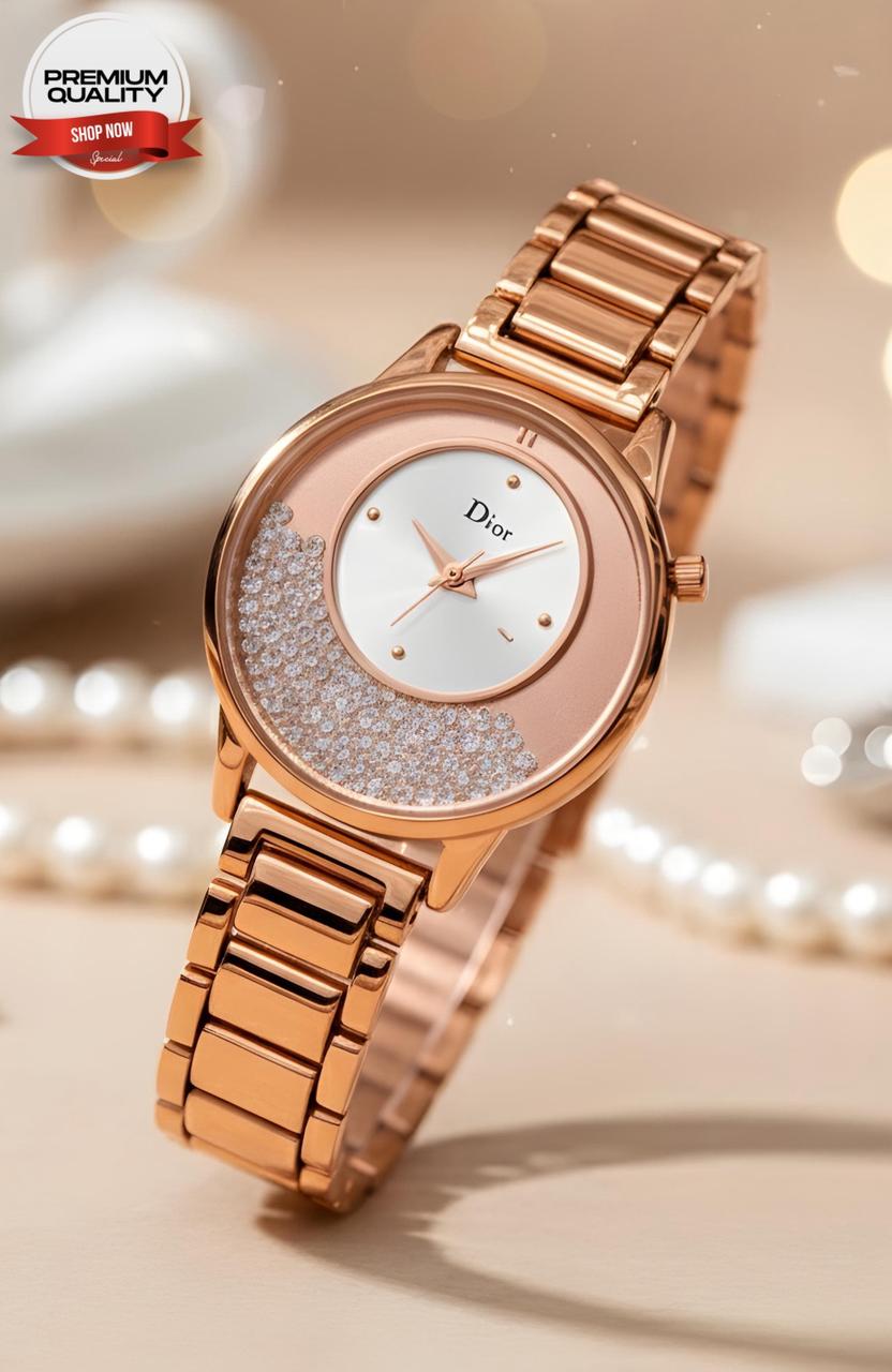 Elegant Ladies Stainless Steel Jewellery Watch – New Arrival 2025