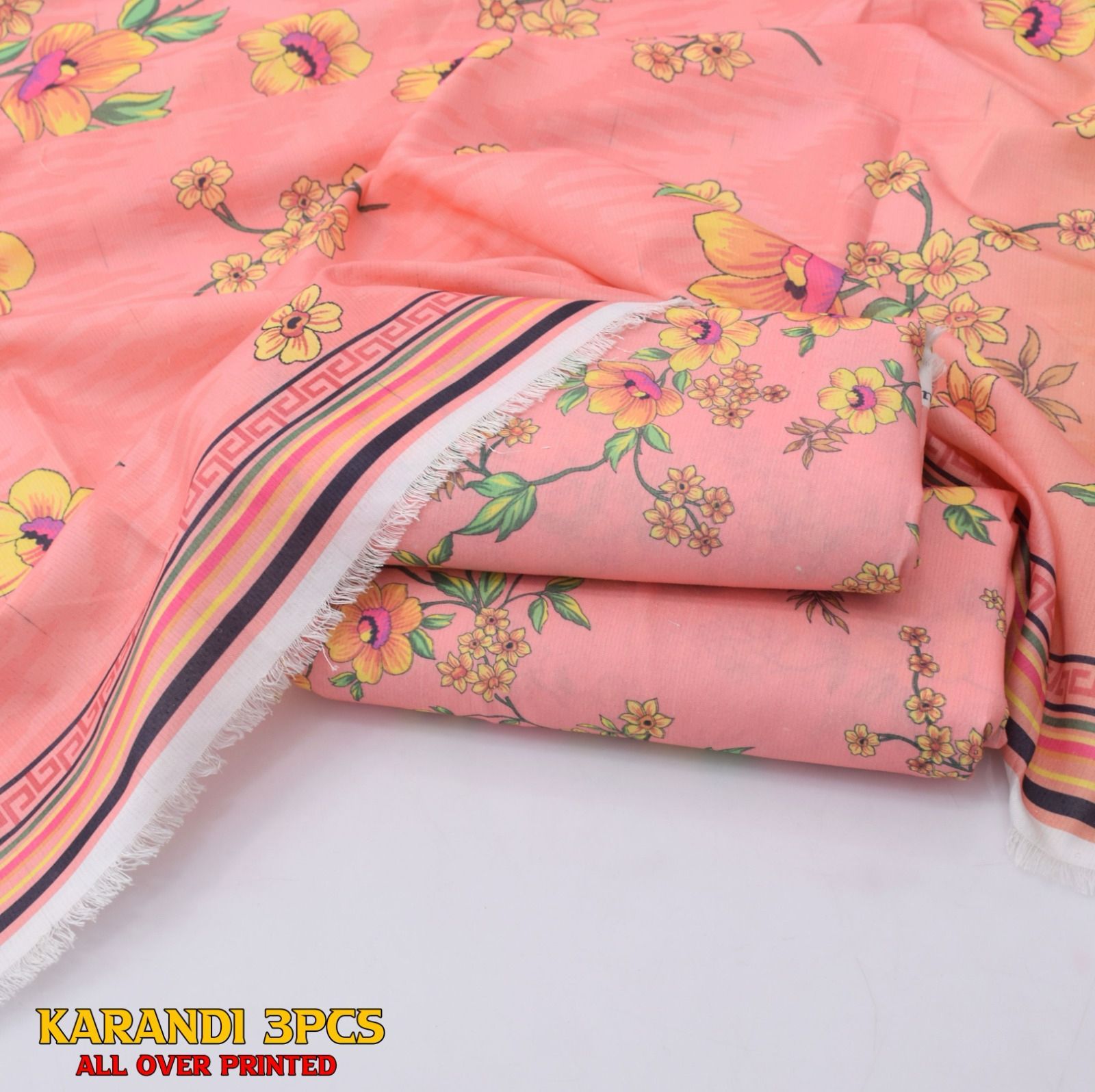 Premium Karandi 3pc Digital Printed Winter Suit for Women – Soft & Stylish 2025