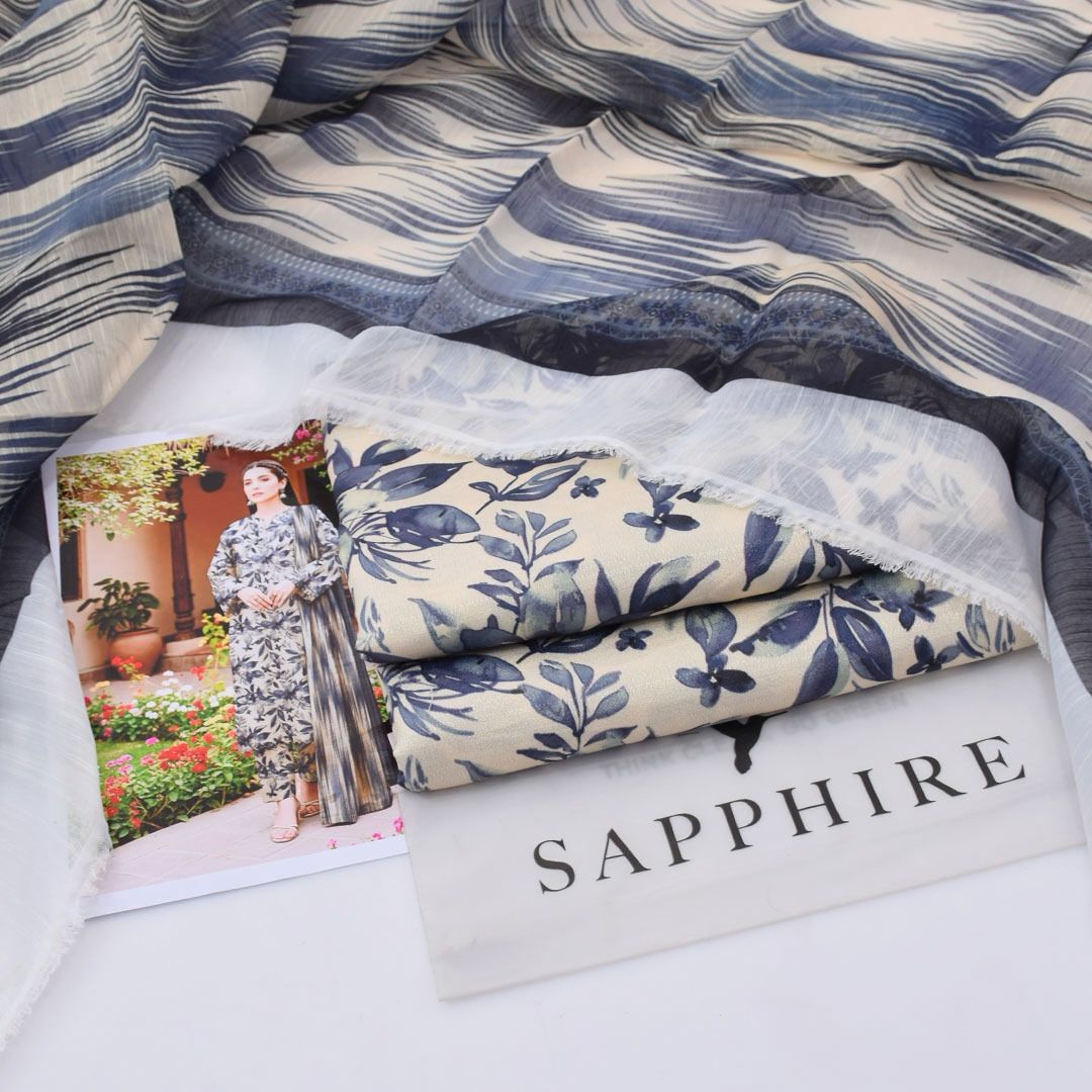 Luxury Dhanak 3pc Digital Printed Winter Suit for Women – Elegant New Collection 2025-2026