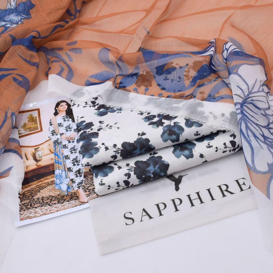 Luxury Dhanak 3pc Digital Printed Winter Suit for Women – Elegant New Collection 2025-2026