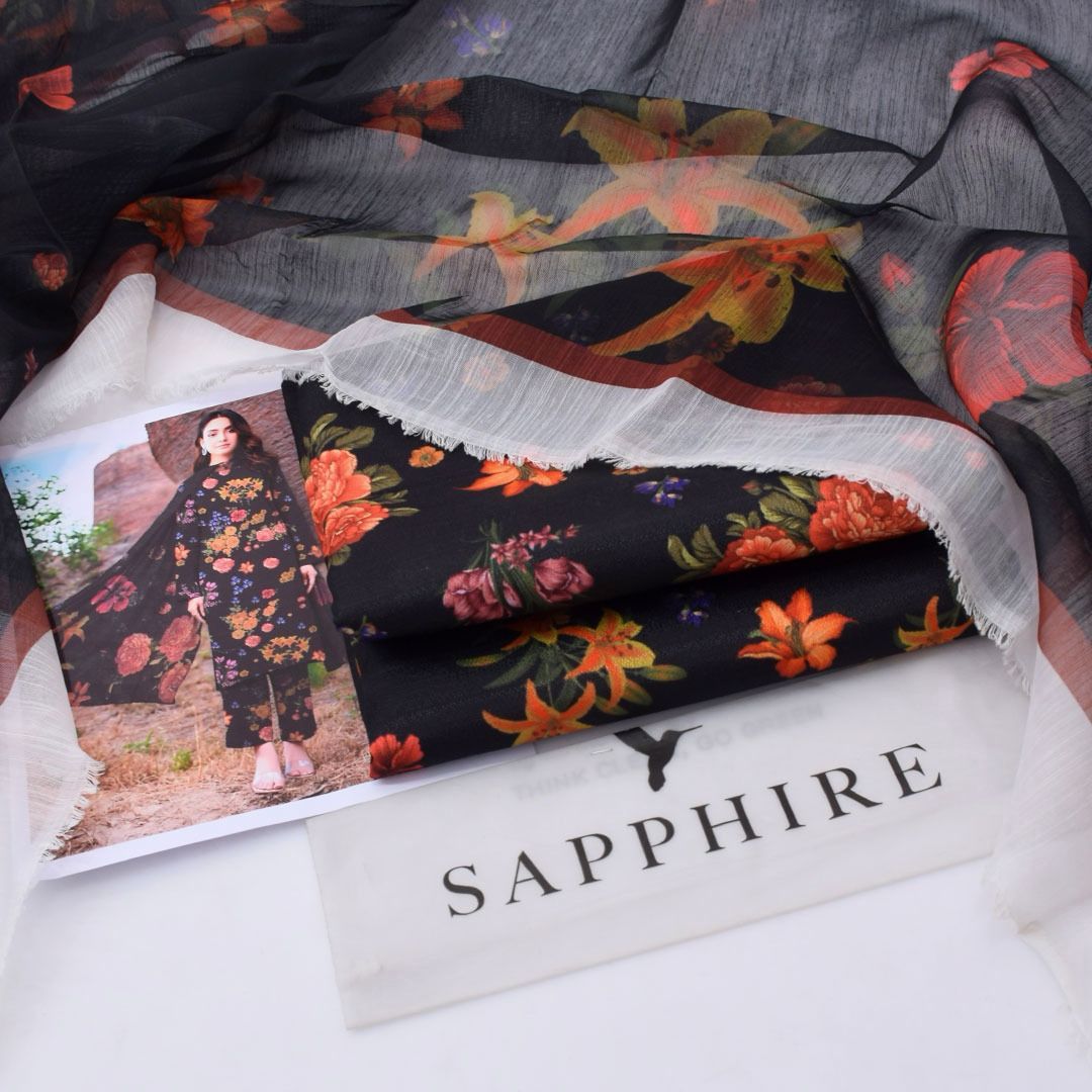 Luxury Dhanak 3pc Digital Printed Winter Suit for Women – Elegant New Collection 2025-2026