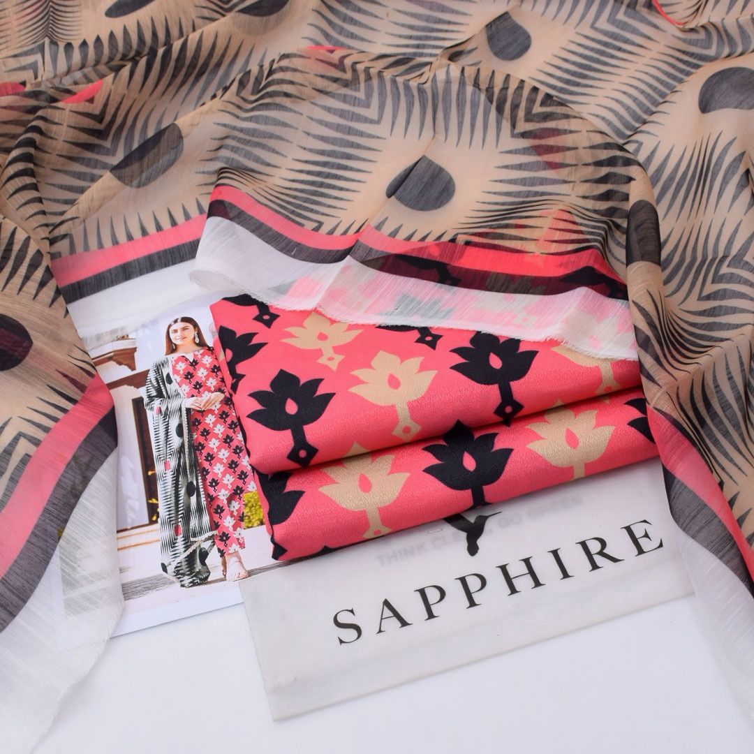 Luxury Dhanak 3pc Digital Printed Winter Suit for Women – Elegant New Collection 2025-2026