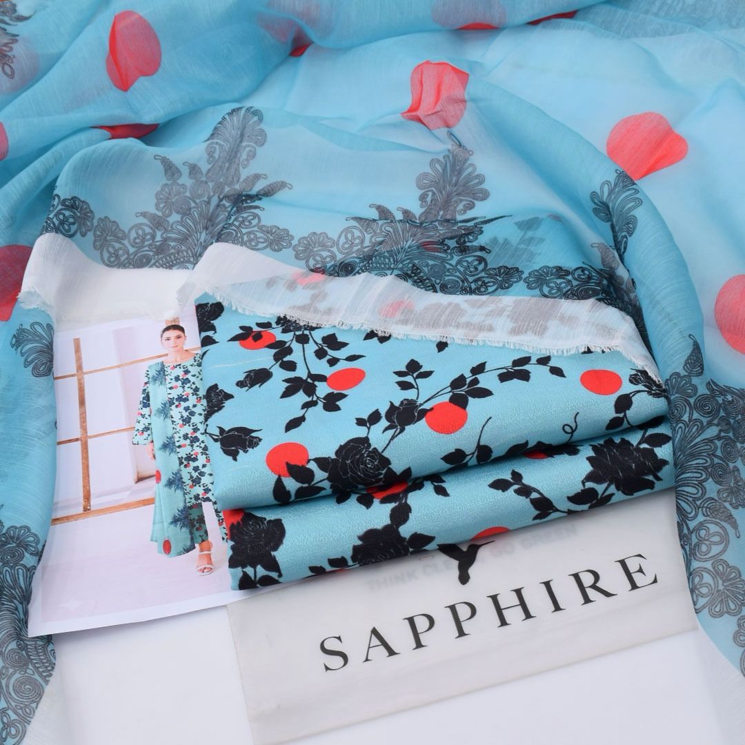 Luxury Dhanak 3pc Digital Printed Winter Suit for Women – Elegant New Collection 2025-2026