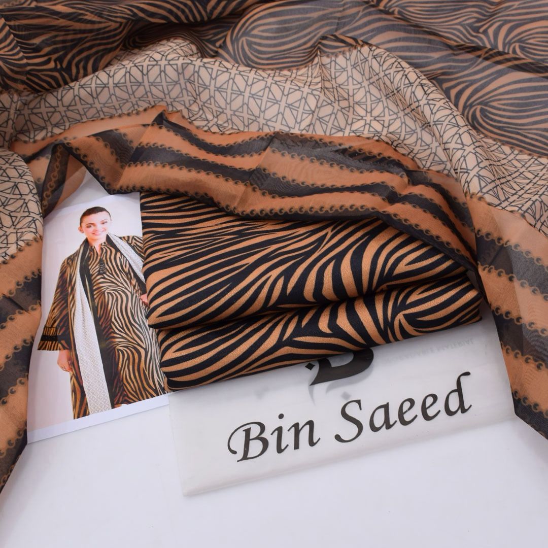 Luxury Dhanak 3pc Digital Printed Winter Suit for Women – Elegant New Collection 2025-2026