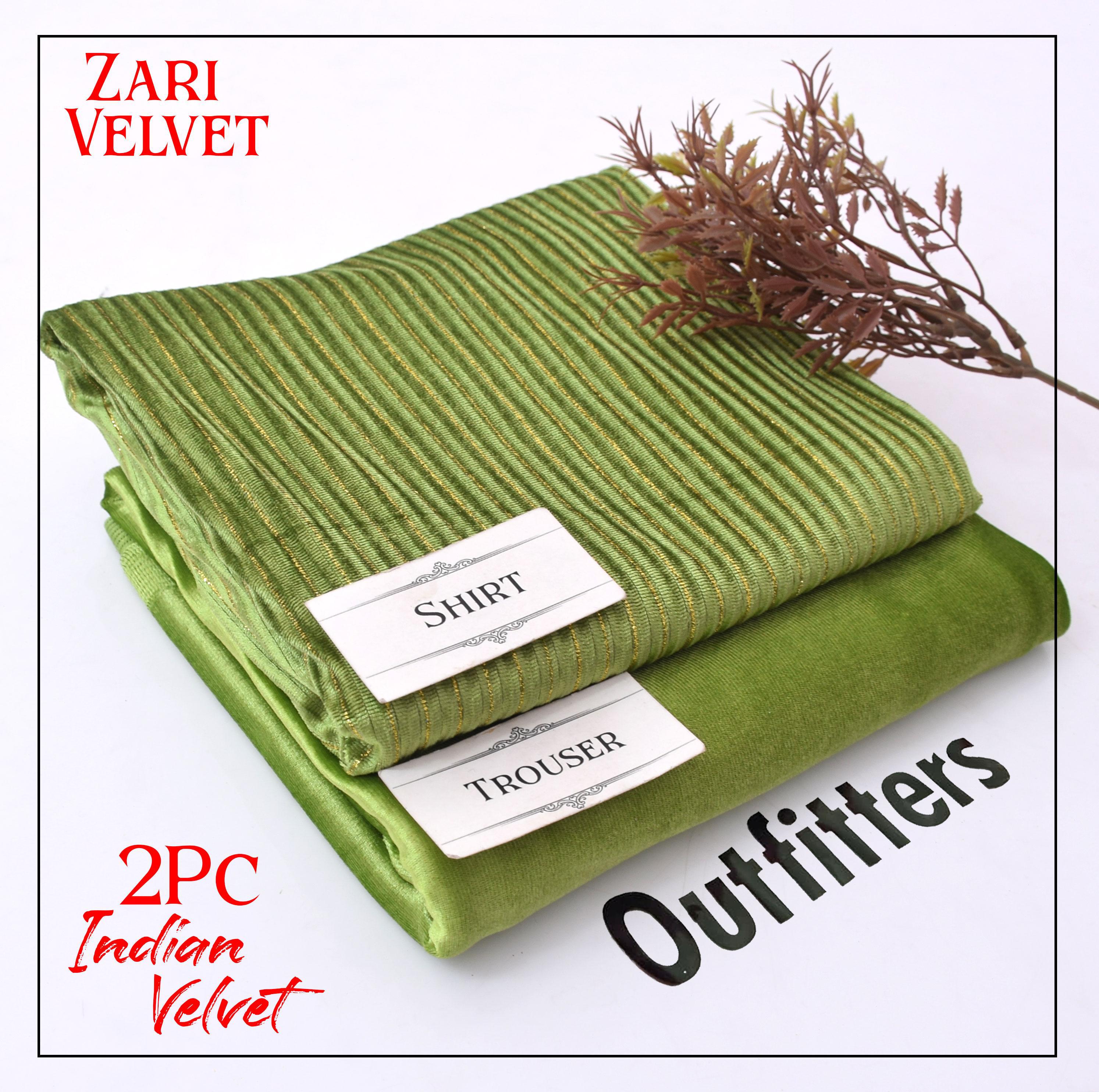 Premium Indian Velvet 2pc Winter Suit for Women – Elegant Chamki Lining Collection 2025