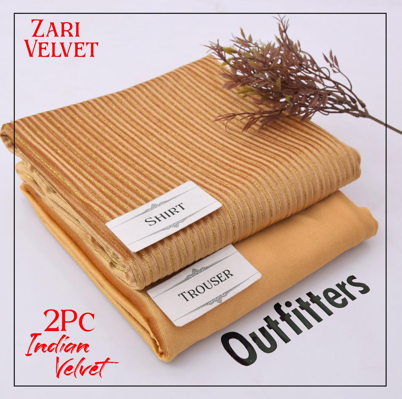 Premium Indian Velvet 2pc Winter Suit for Women – Elegant Chamki Lining Collection 2025