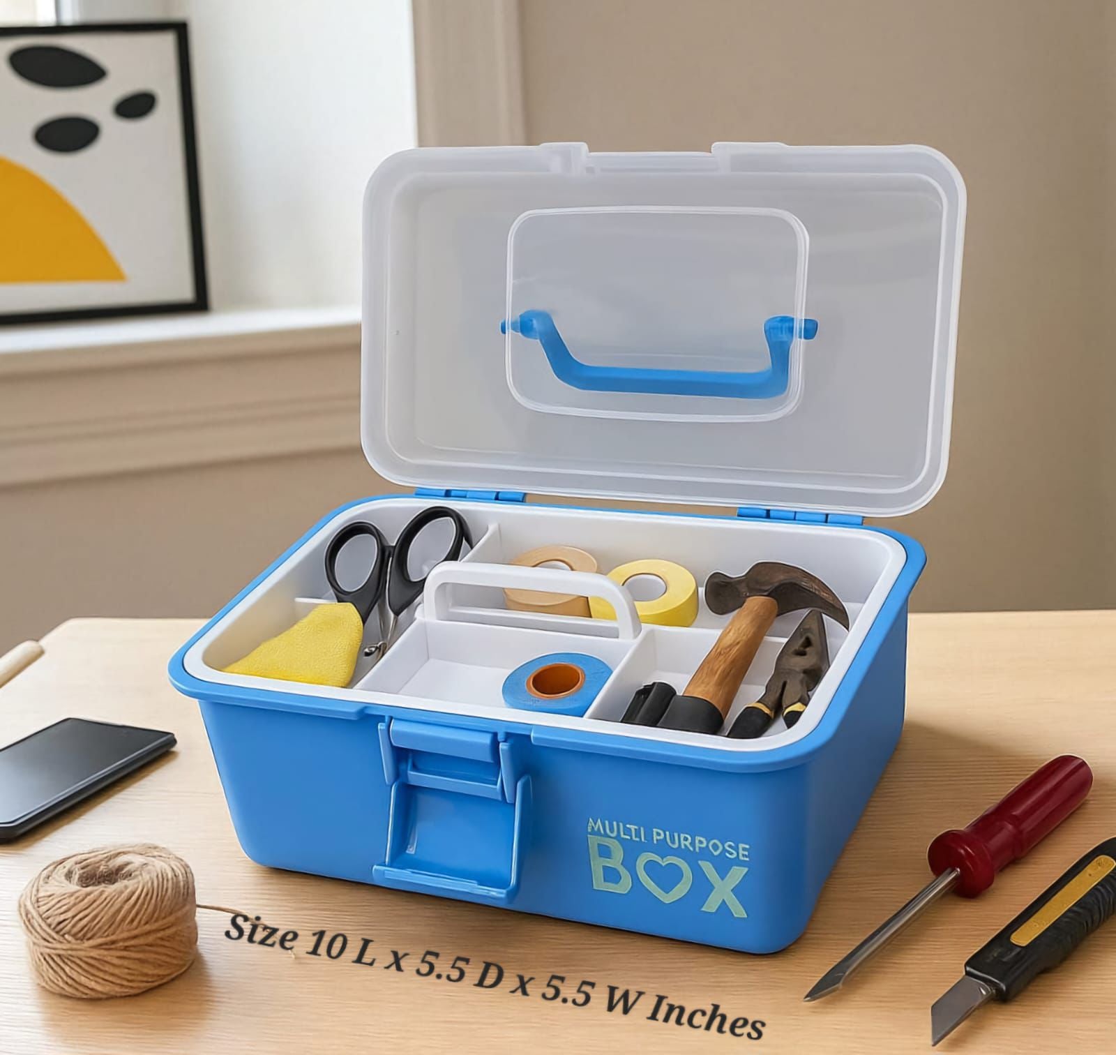 Multipurpose Storage Organizer Box