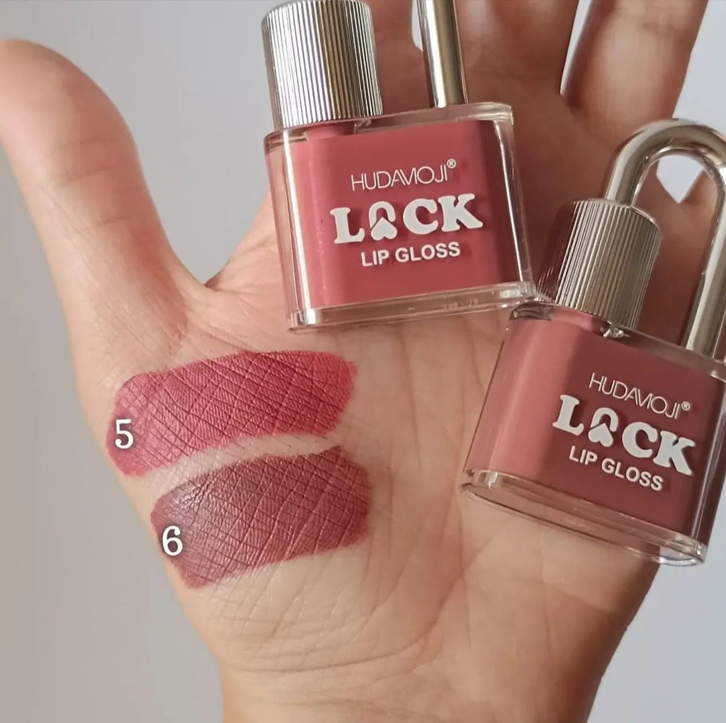 Long-Lasting Lock Lip Gloss Set – 6-Piece Shine Collection