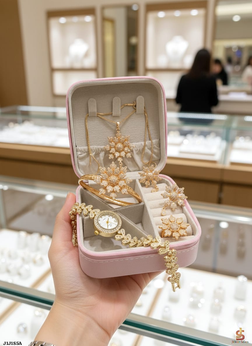 Elegant 6-Piece Zircon Jewelry Gift Set