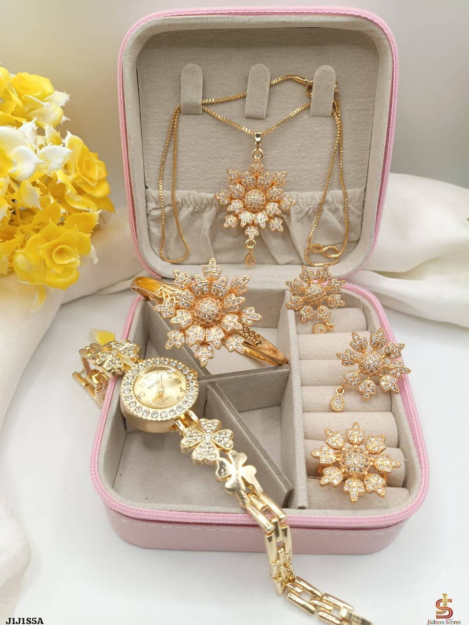 Elegant 6-Piece Zircon Jewelry Gift Set