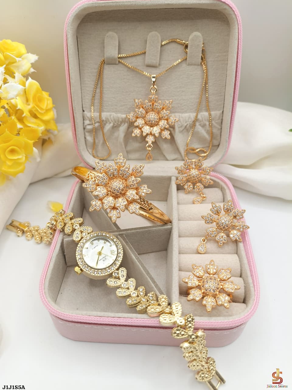 Elegant 6-Piece Zircon Jewelry Gift Set