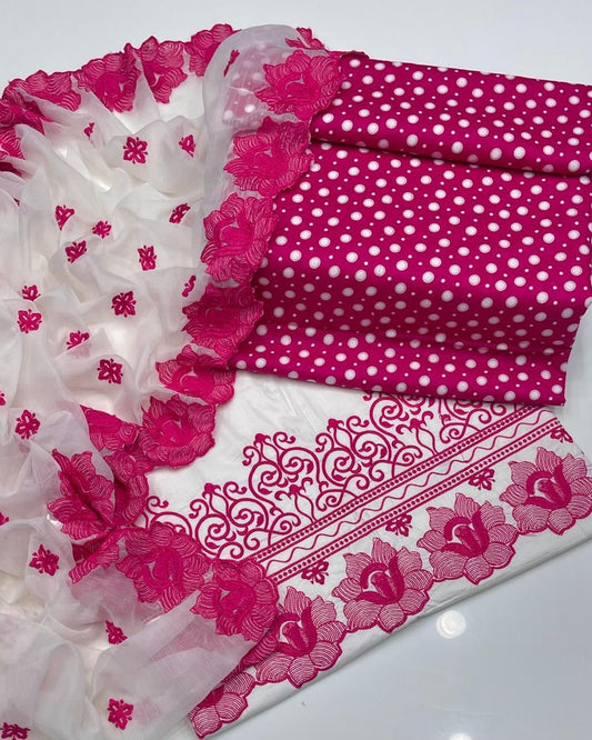 Elegant 3-Piece Lawn Embroidered Suit – New Arrival